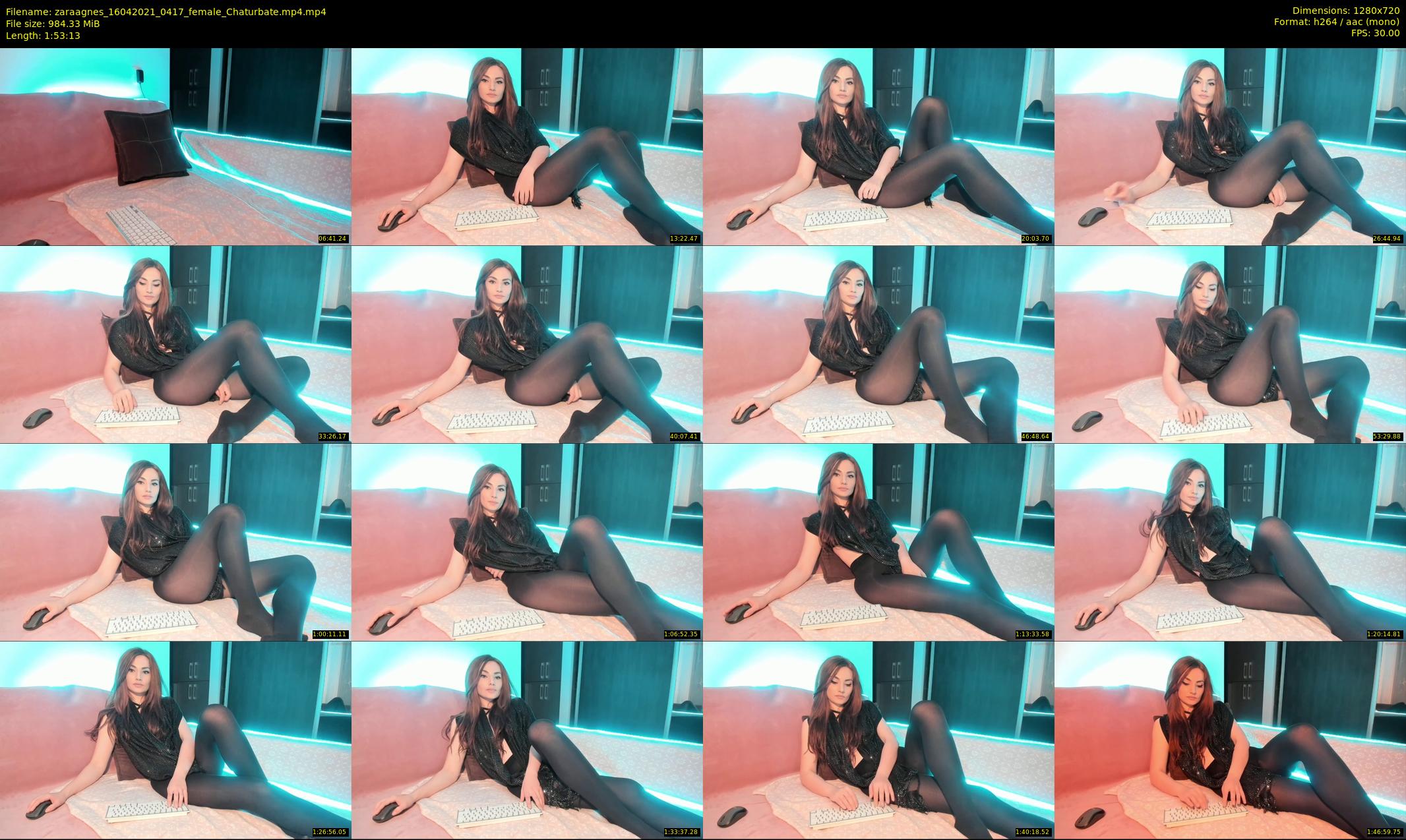 zaraagnes — 114 minute Chaturbate female cam show recording, 720p, Apr 16, 2021