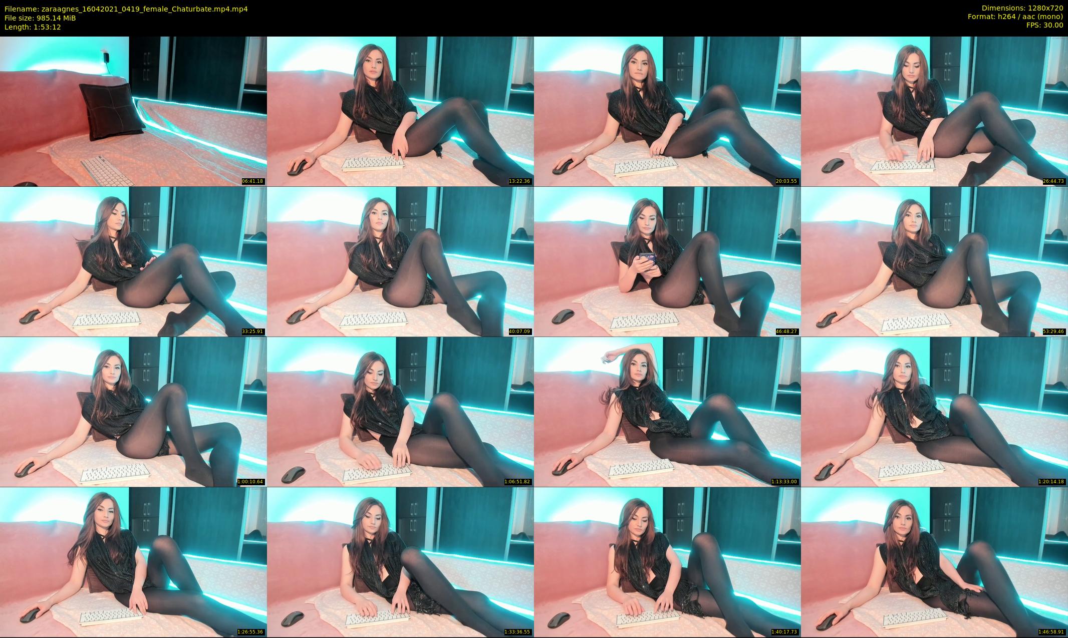 zaraagnes — 114 minute Chaturbate female cam show recording, 720p, Apr 16, 2021