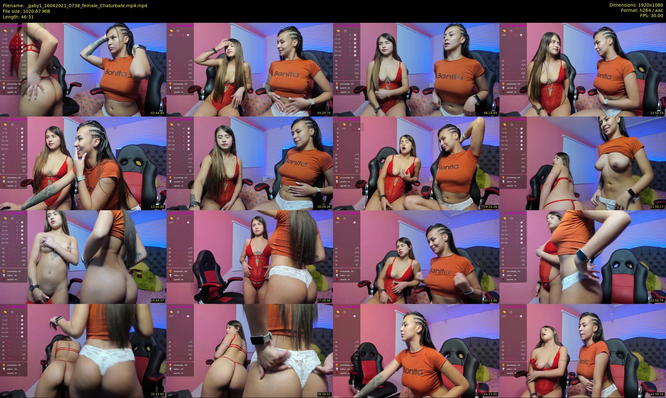 _gaby1 — 47 minute Chaturbate female cam show recording, 1080p, Apr 16, 2021