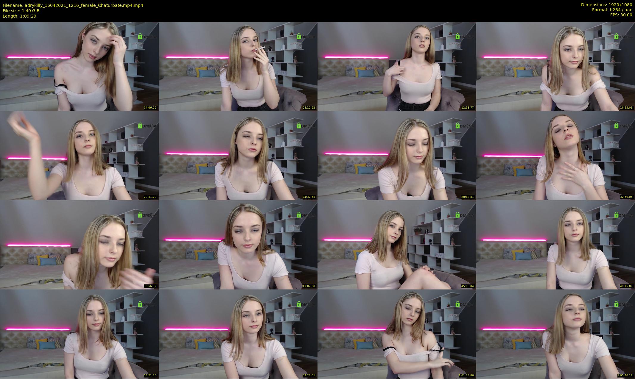 adrykilly — 70 minute Chaturbate female cam show recording, 1080p, Apr 16, 2021