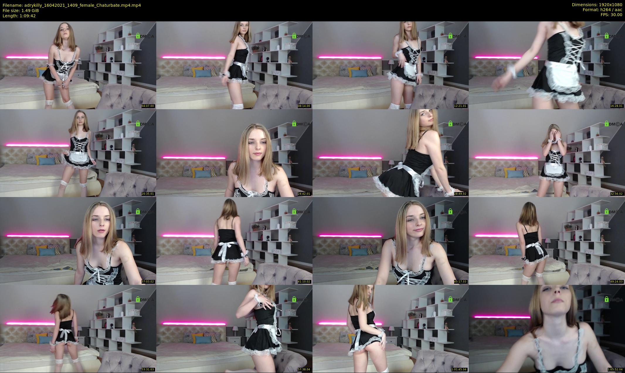 adrykilly — 70 minute Chaturbate female cam show recording, 1080p, Apr 16, 2021