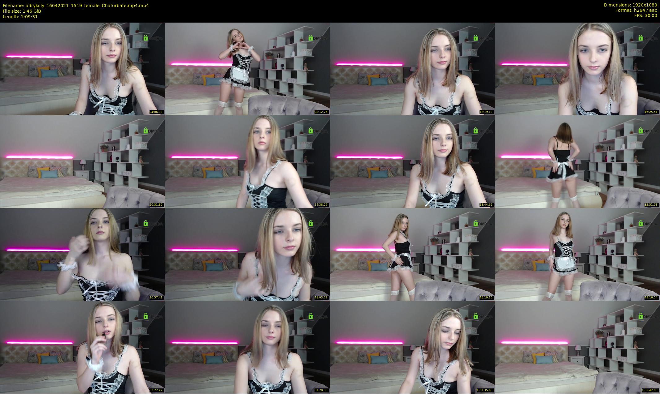 adrykilly — 70 minute Chaturbate female cam show recording, 1080p, Apr 16, 2021