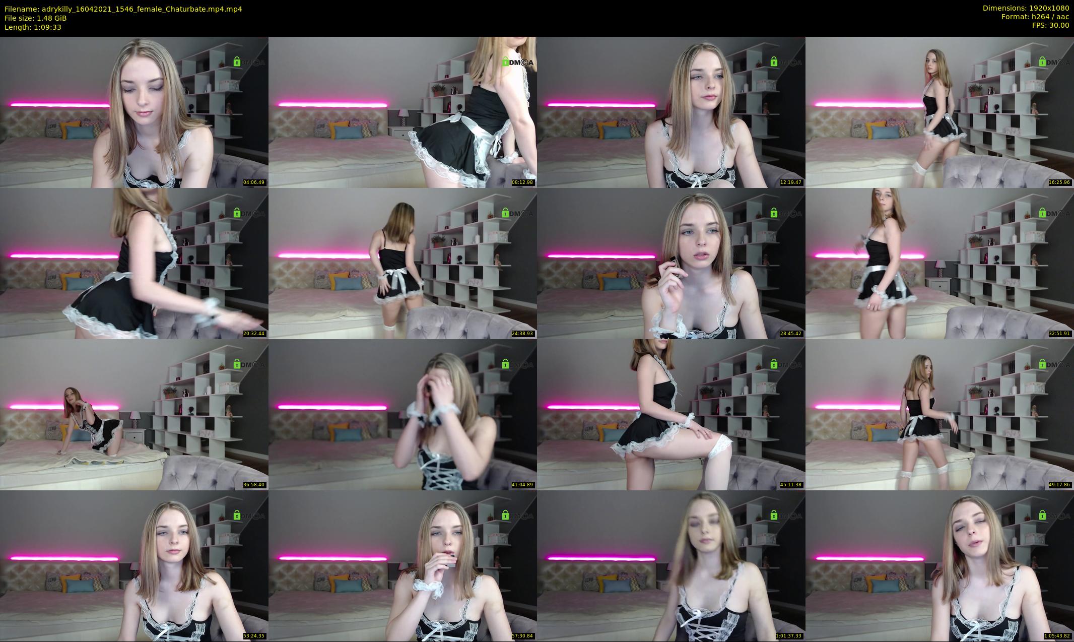 adrykilly — 70 minute Chaturbate female cam show recording, 1080p, Apr 16, 2021