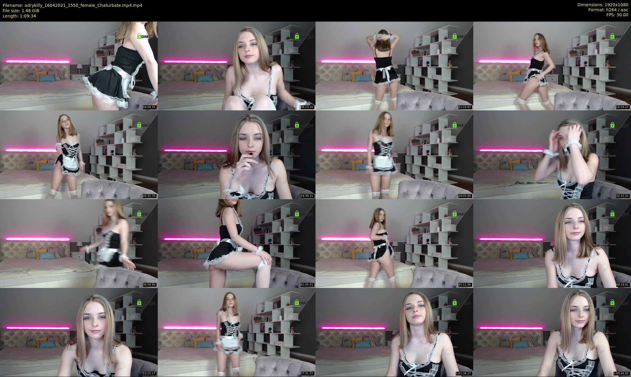 adrykilly — 70 minute Chaturbate female cam show recording, 1080p, Apr 16, 2021
