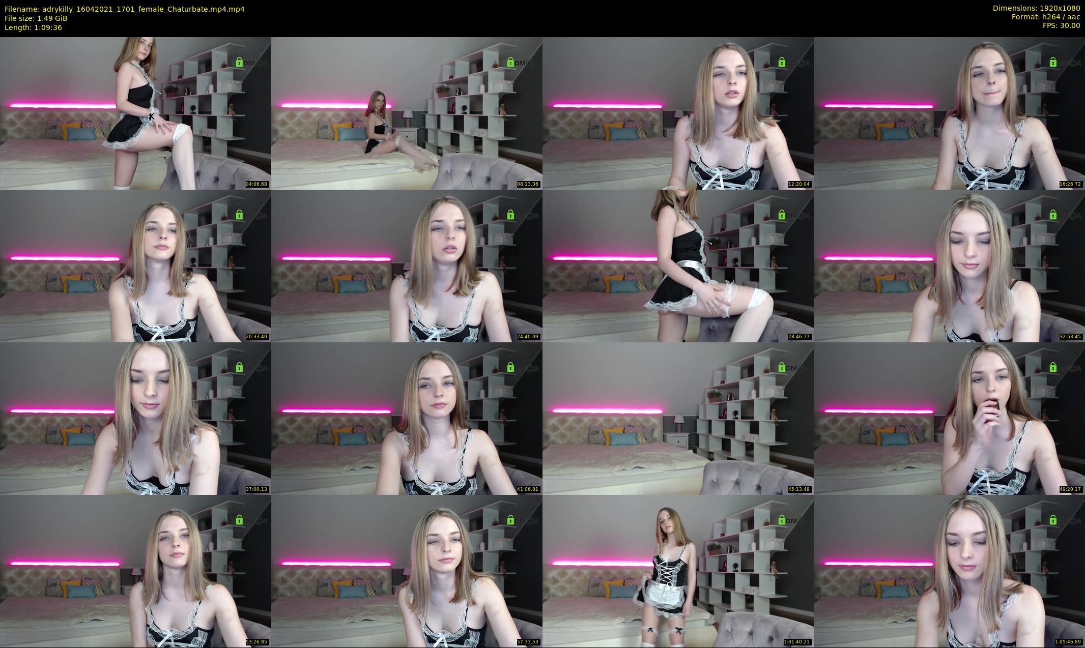 adrykilly — 70 minute Chaturbate female cam show recording, 1080p, Apr 16, 2021
