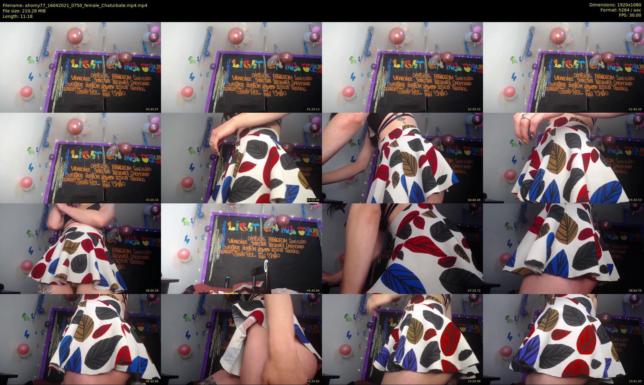 ahomy77 — 12 minute Chaturbate female cam show recording, 1080p, Apr 16, 2021