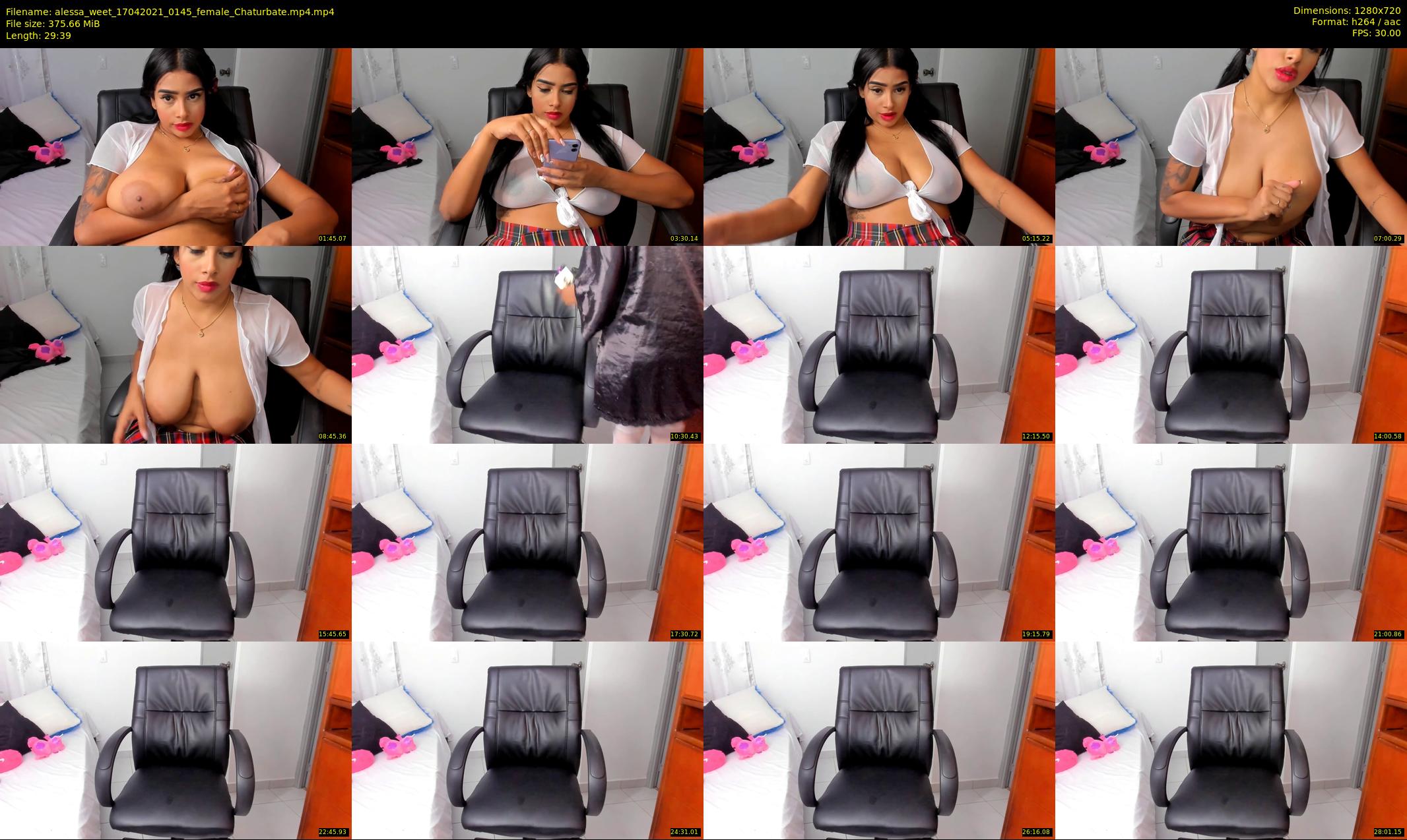alessa_weet — 30 minute Chaturbate female cam show recording, 720p, Apr 17, 2021