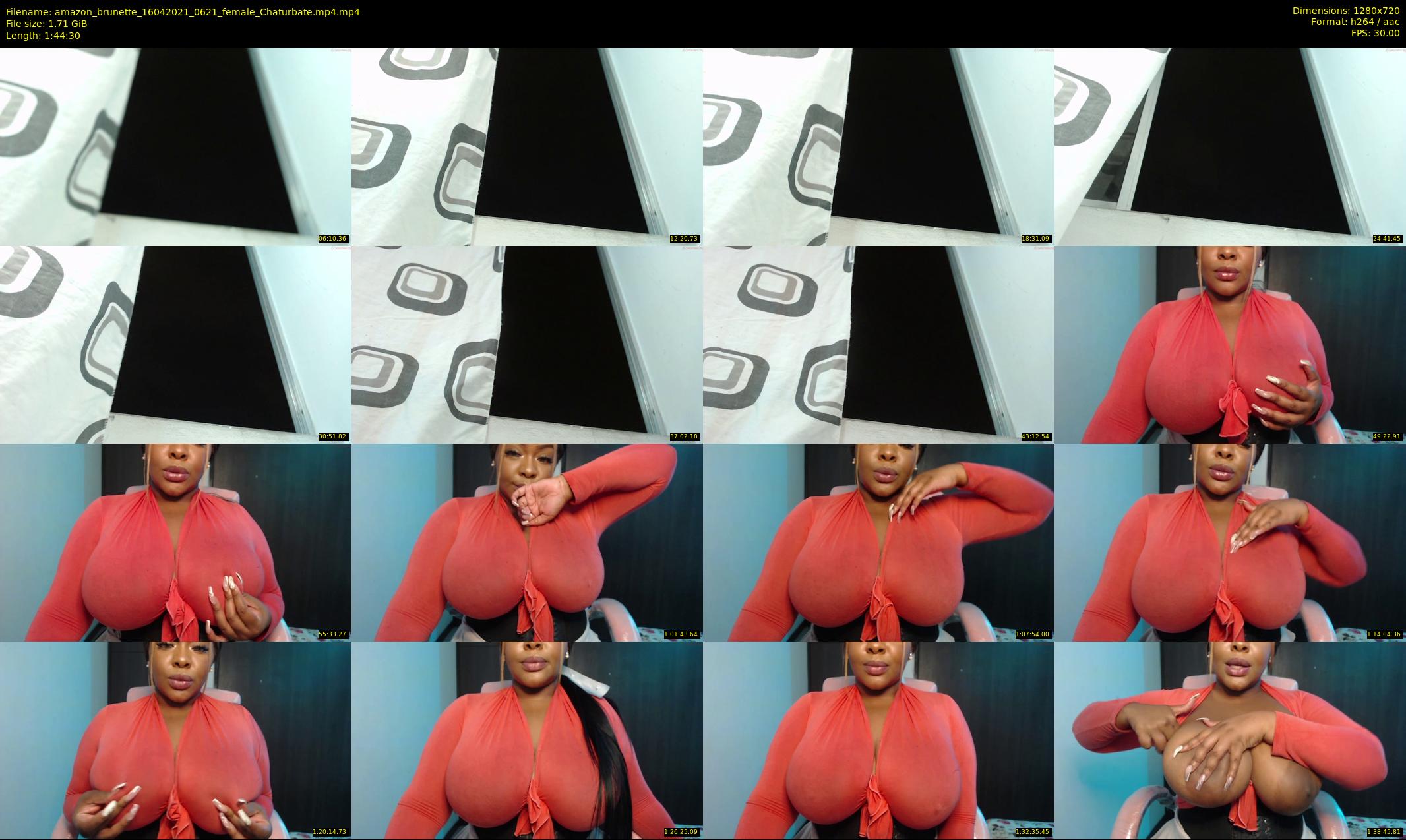 amazon_brunette — 105 minute Chaturbate female cam show recording, 720p, Apr 16, 2021