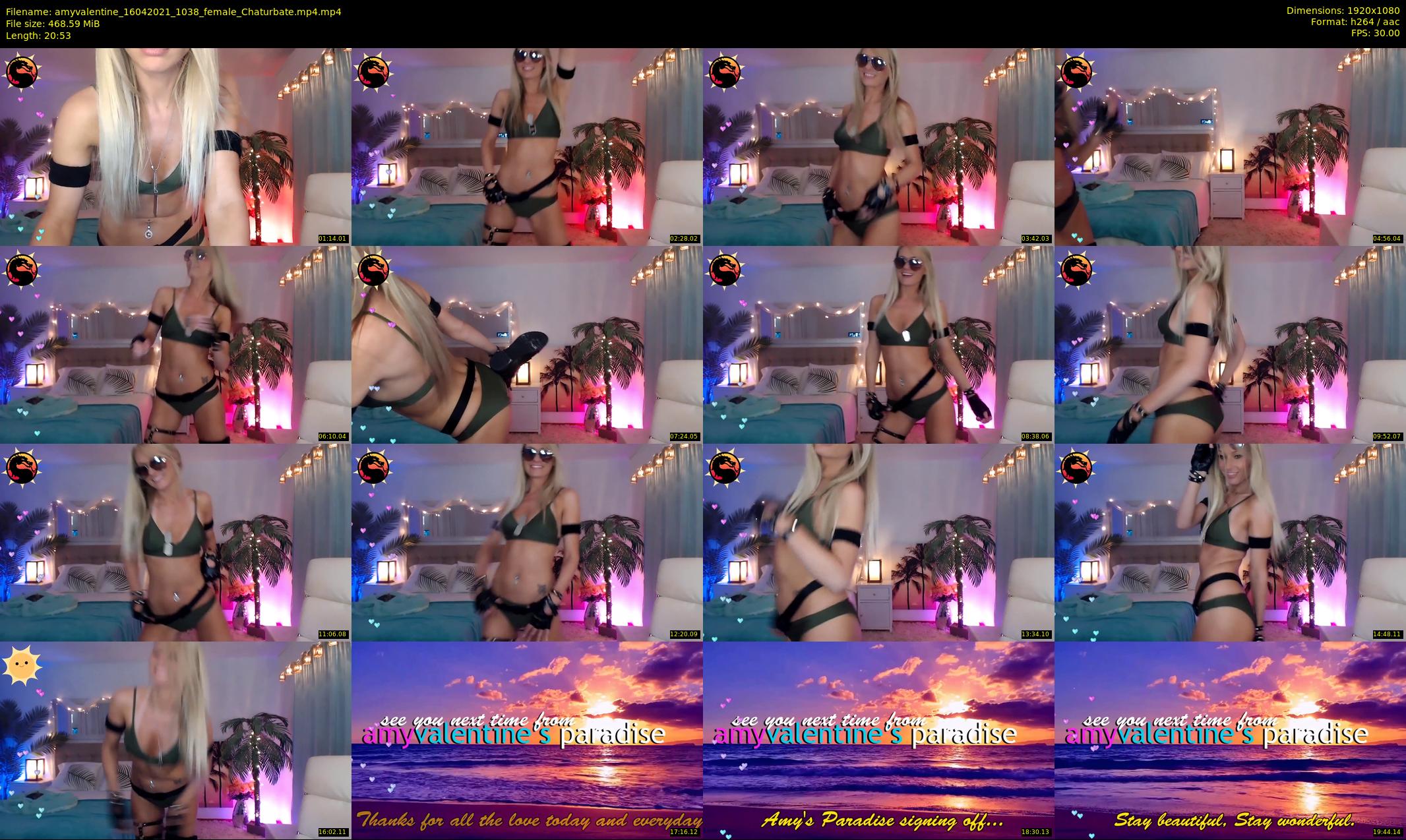 amyvalentine — 21 minute Chaturbate female cam show recording, 1080p, Apr 16, 2021