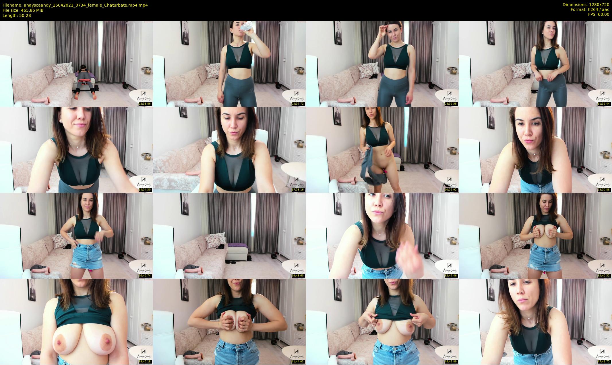 anayscaandy — 51 minute Chaturbate female cam show recording, 720p, Apr 16, 2021