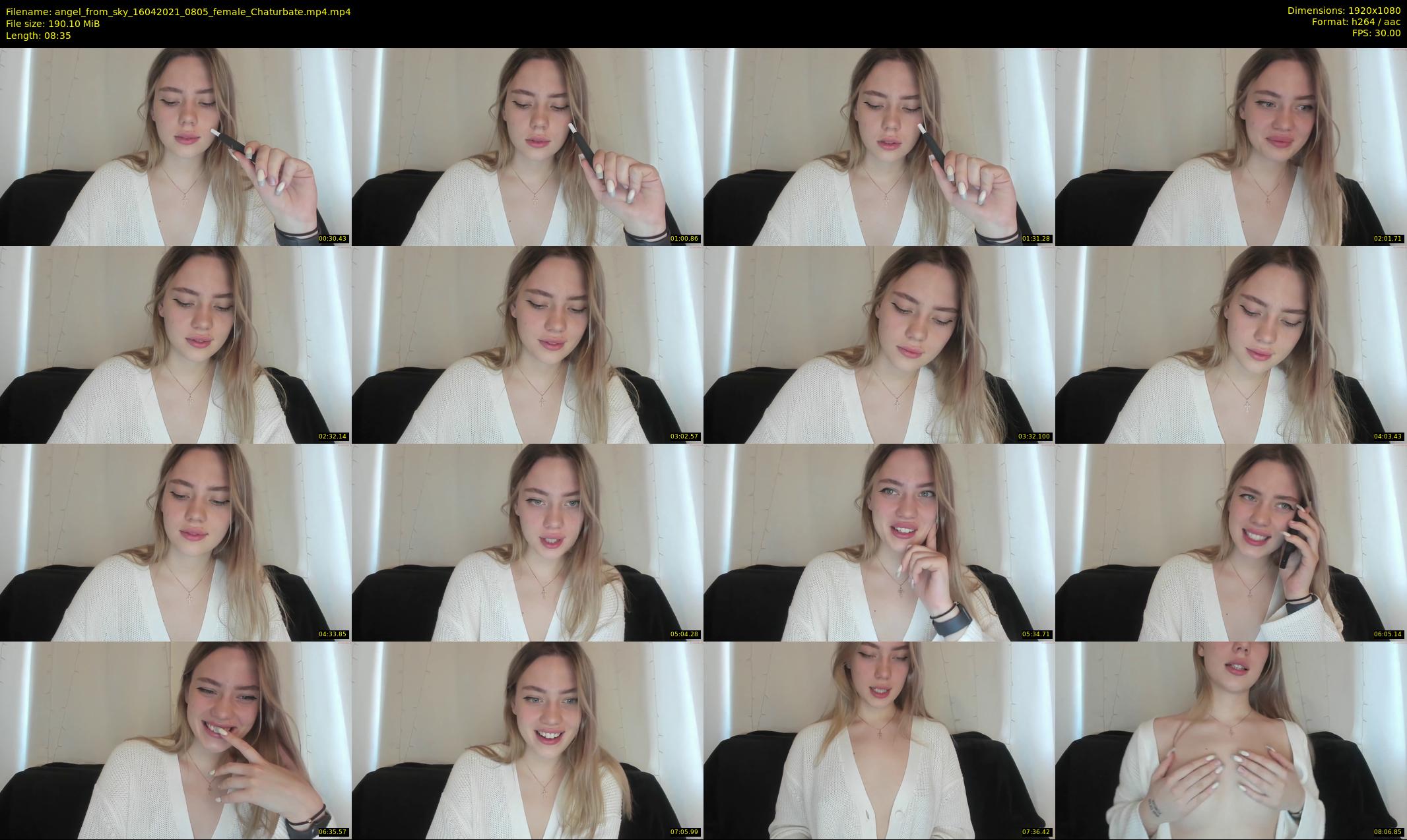 angel_from_sky — 9 minute Chaturbate female cam show recording, 1080p, Apr 16, 2021