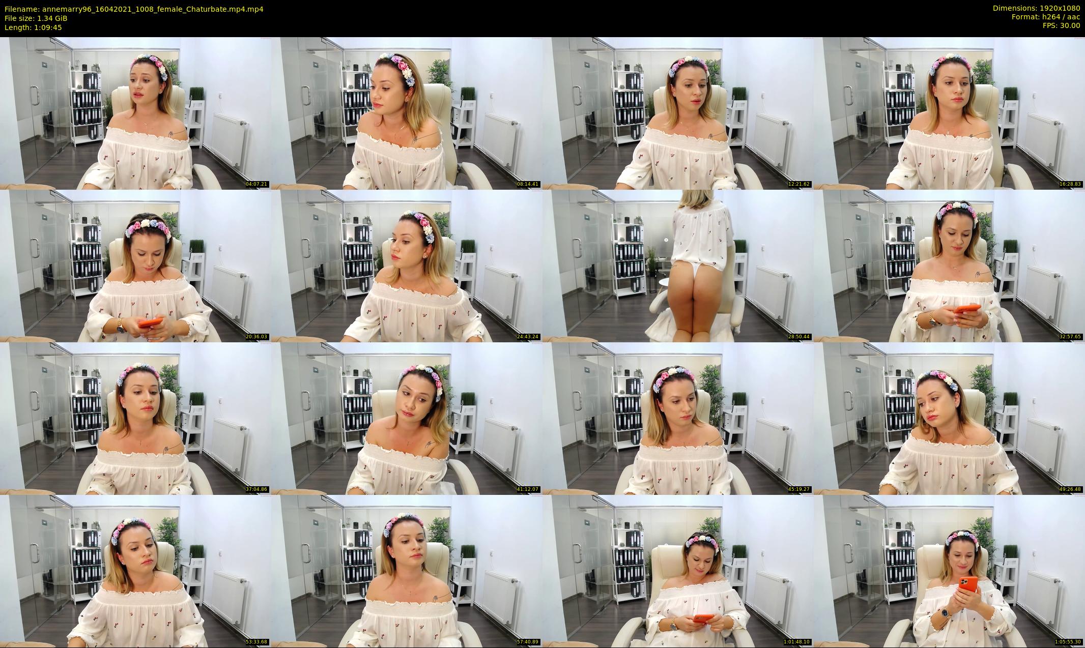 annemarry96 — 70 minute Chaturbate female cam show recording, 1080p, Apr 16, 2021