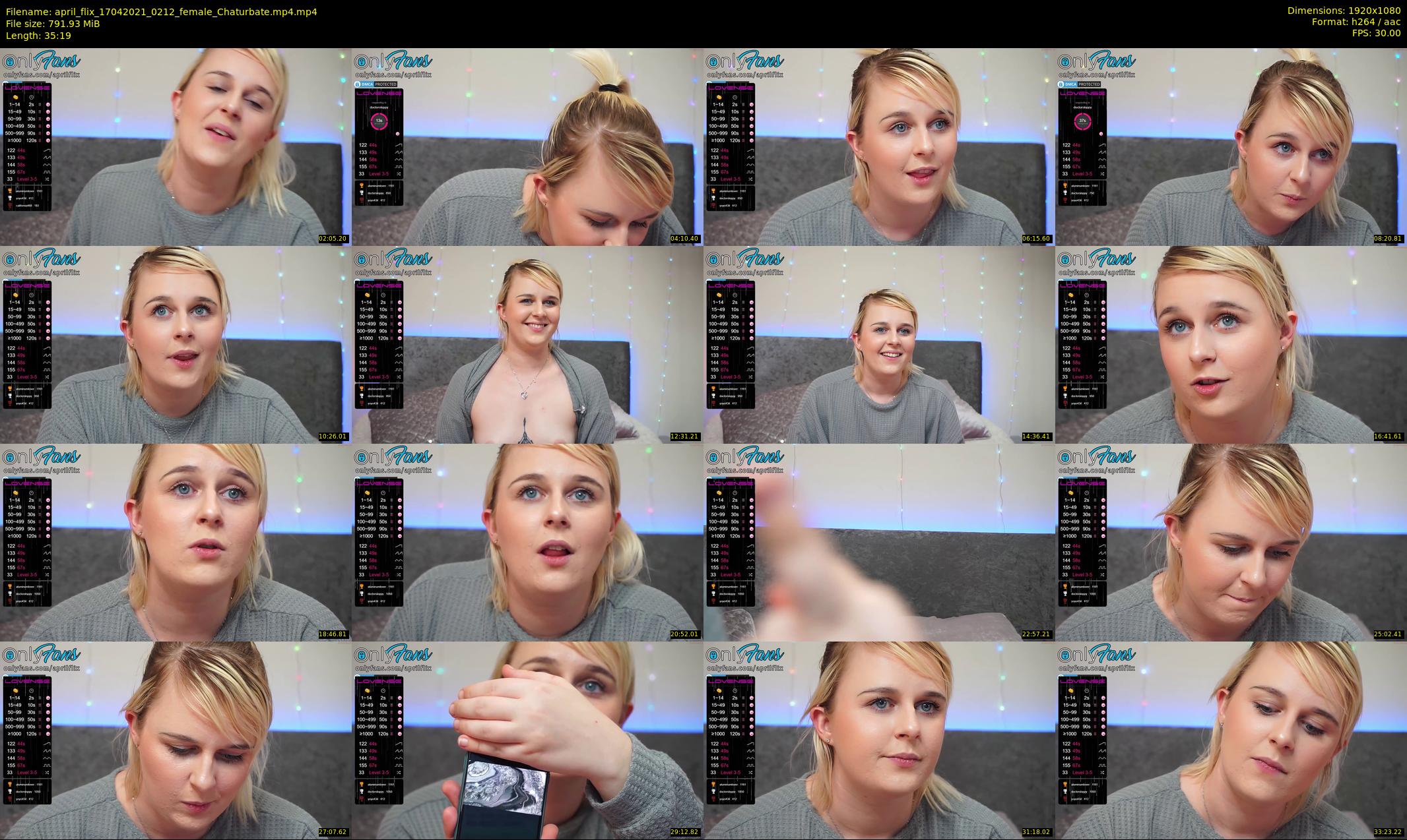 april_flix — 36 minute Chaturbate female cam show recording, 1080p, Apr 17, 2021