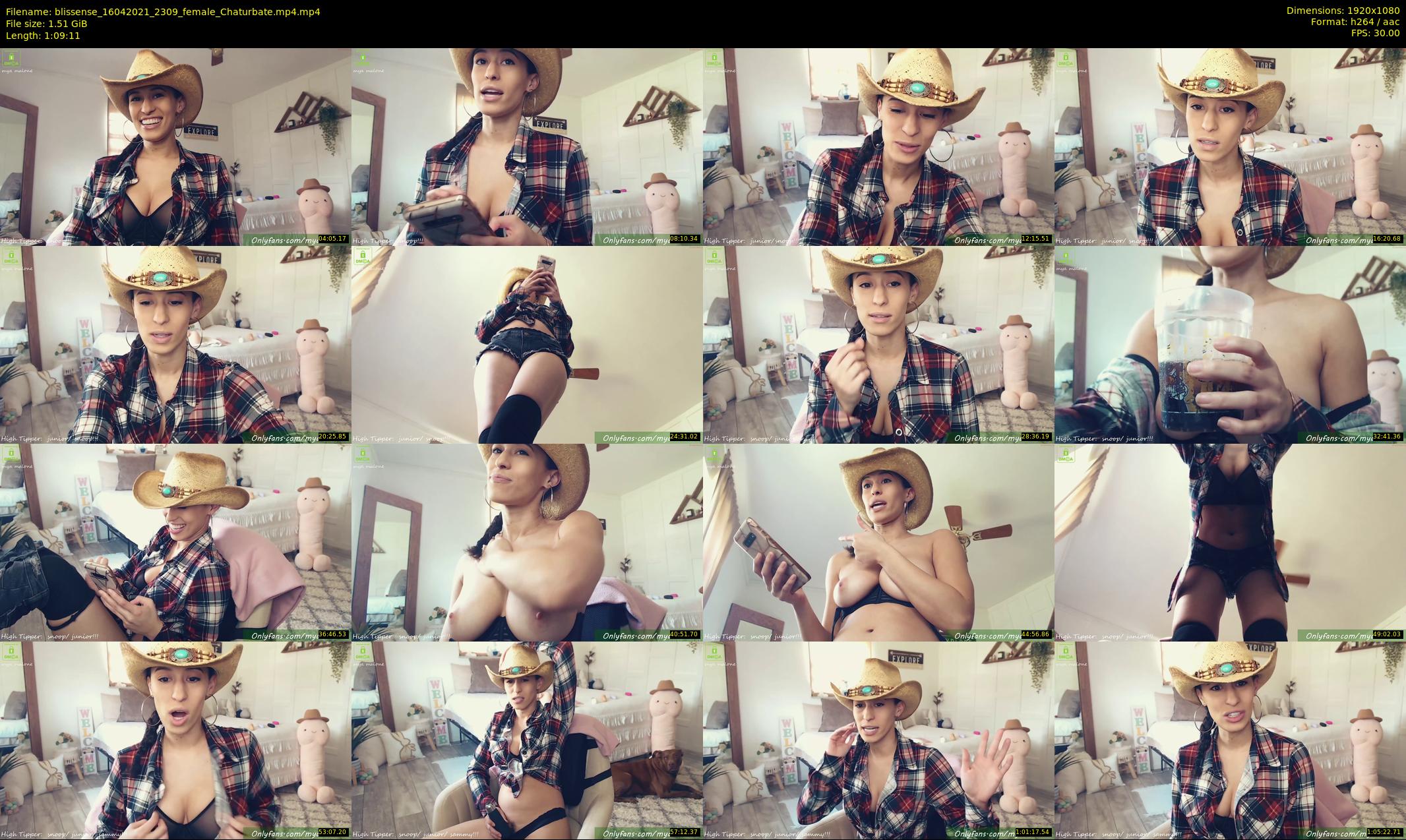 blissense — 70 minute Chaturbate female cam show recording, 1080p, Apr 16, 2021