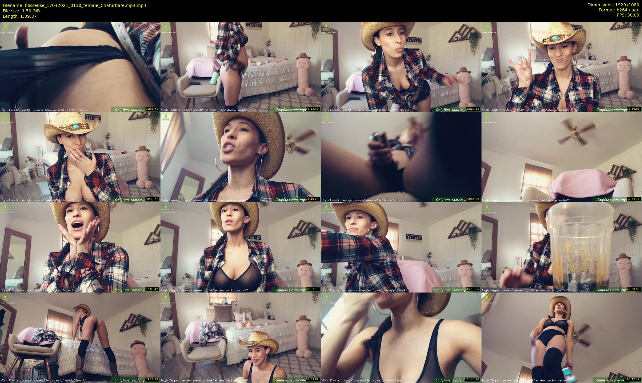 blissense — 70 minute Chaturbate female cam show recording, 1080p, Apr 17, 2021