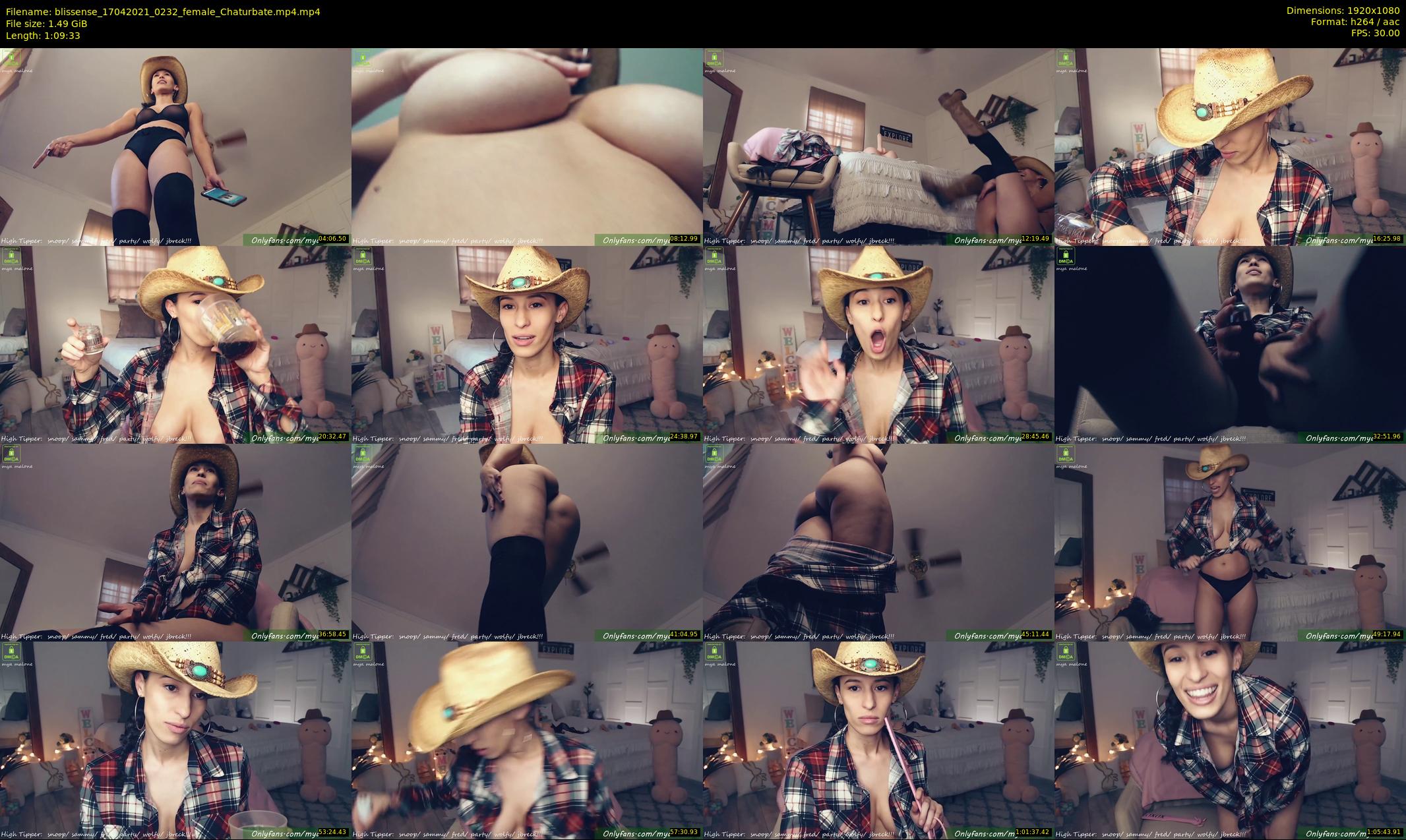 blissense — 70 minute Chaturbate female cam show recording, 1080p, Apr 17, 2021