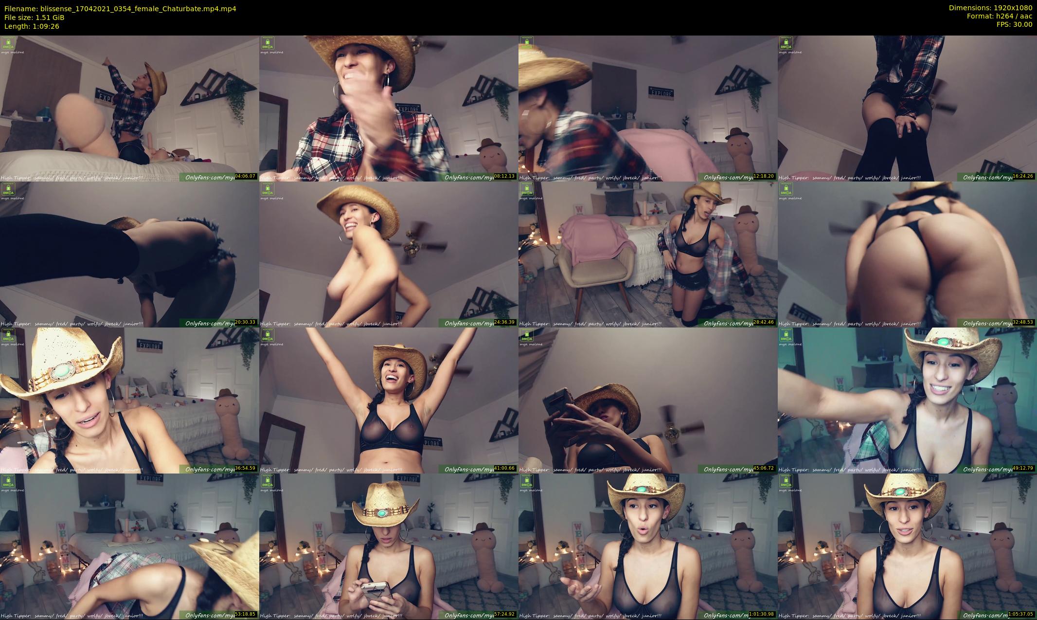 blissense — 70 minute Chaturbate female cam show recording, 1080p, Apr 17, 2021
