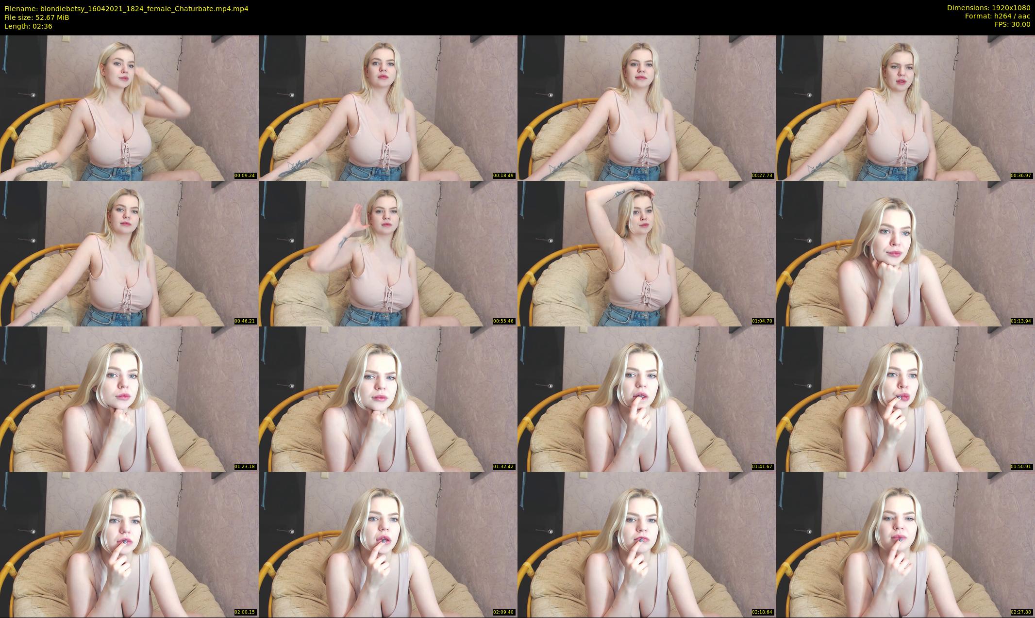 blondiebetsy — 3 minute Chaturbate female cam show recording, 1080p, Apr 16, 2021