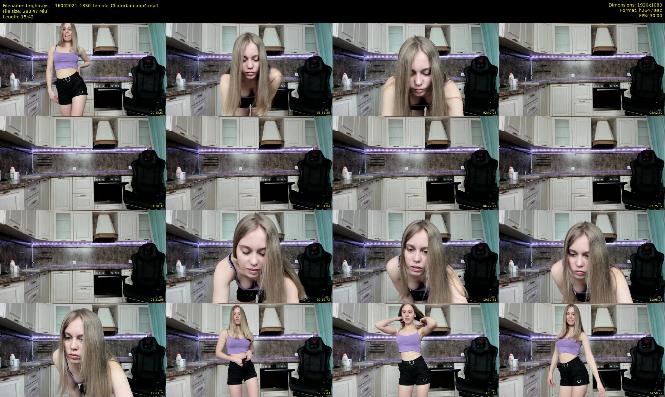 brightrays__ — 16 minute Chaturbate female cam show recording, 1080p, Apr 16, 2021