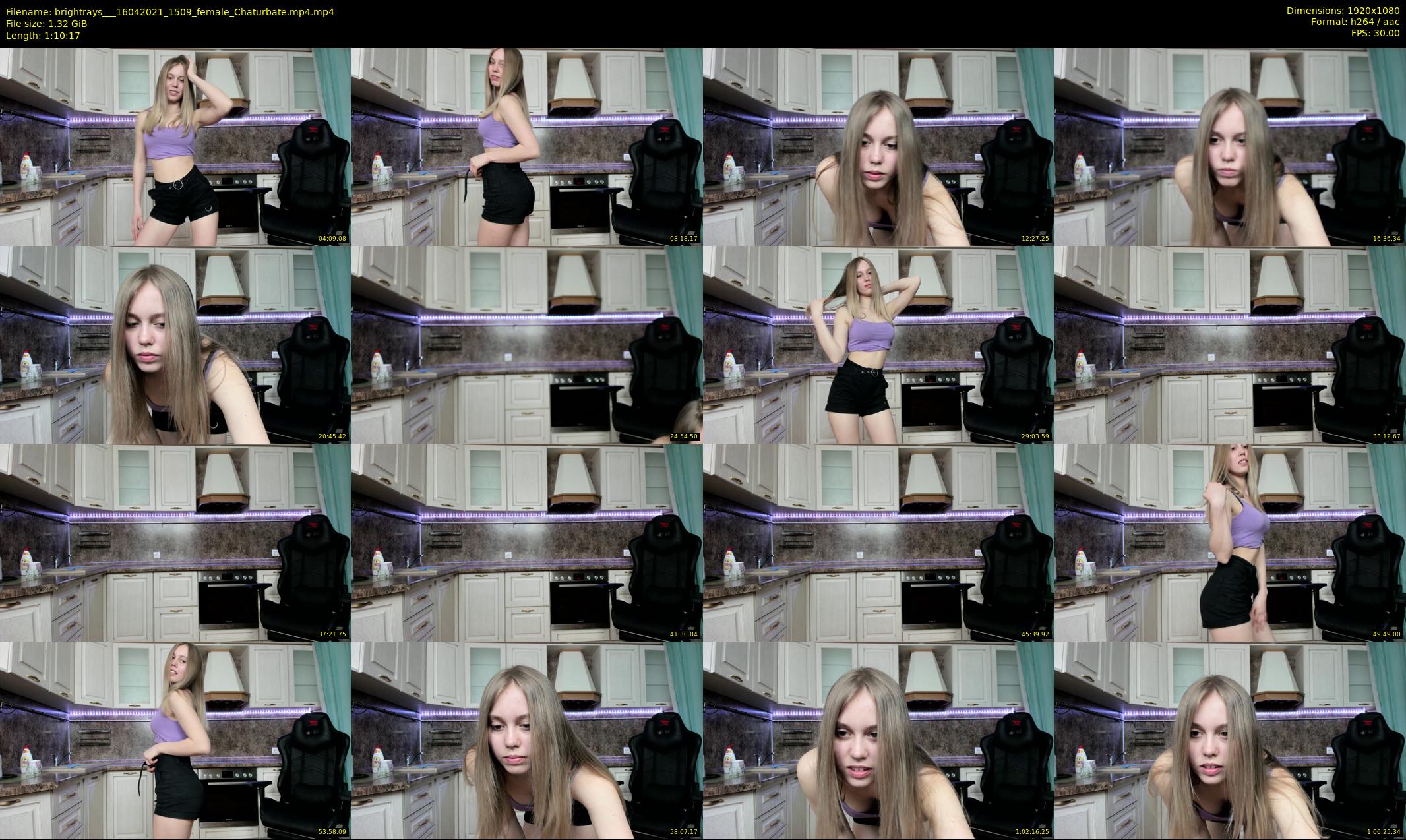 brightrays__ — 71 minute Chaturbate female cam show recording, 1080p, Apr 16, 2021