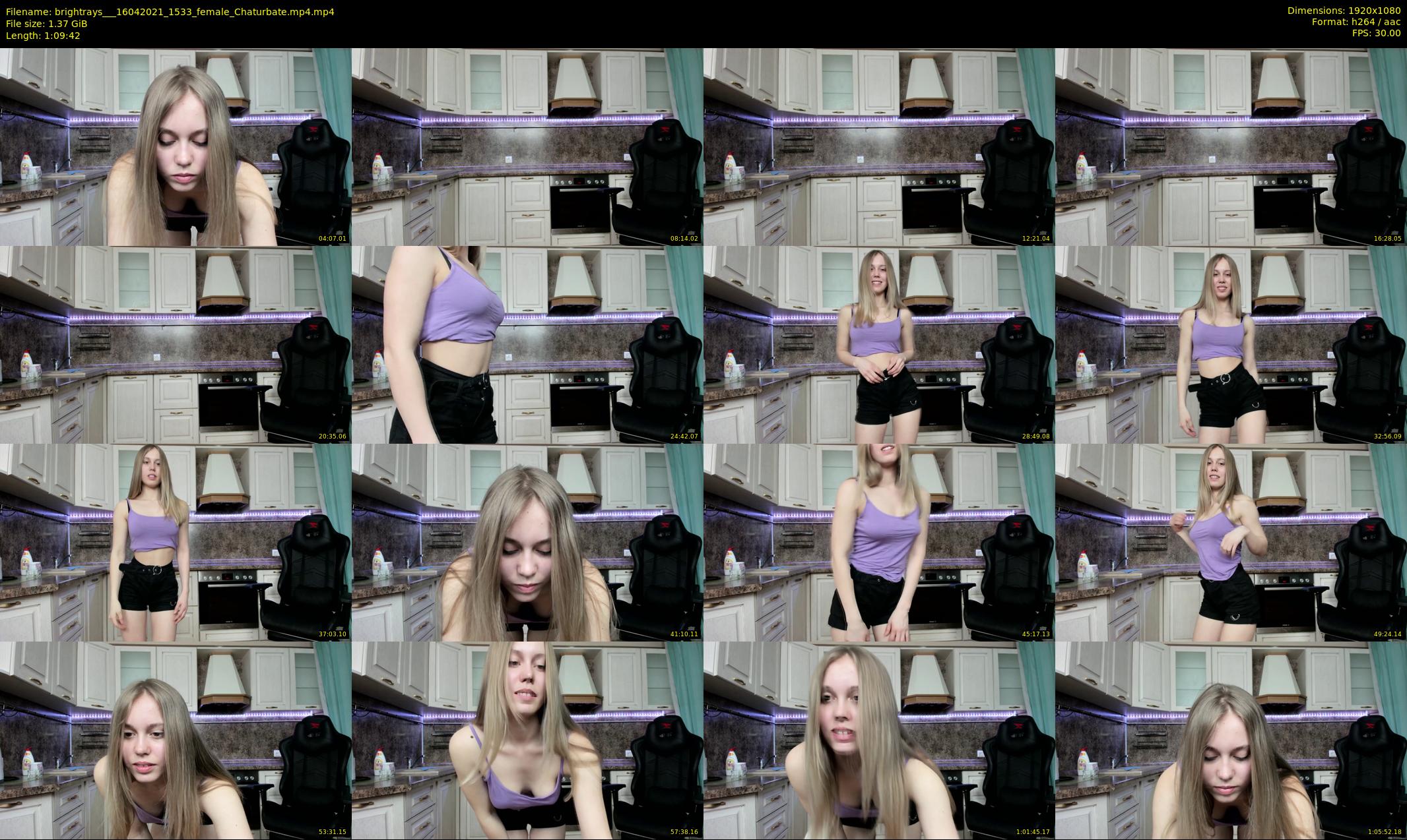 brightrays__ — 70 minute Chaturbate female cam show recording, 1080p, Apr 16, 2021