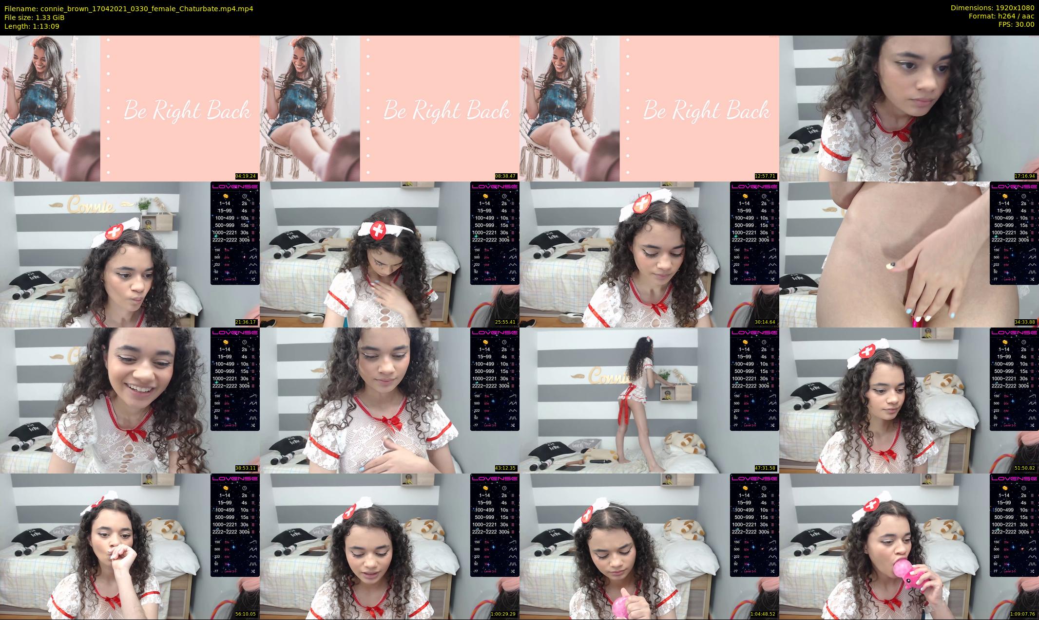 connie_brown — 74 minute Chaturbate female cam show recording, 1080p, Apr 17, 2021
