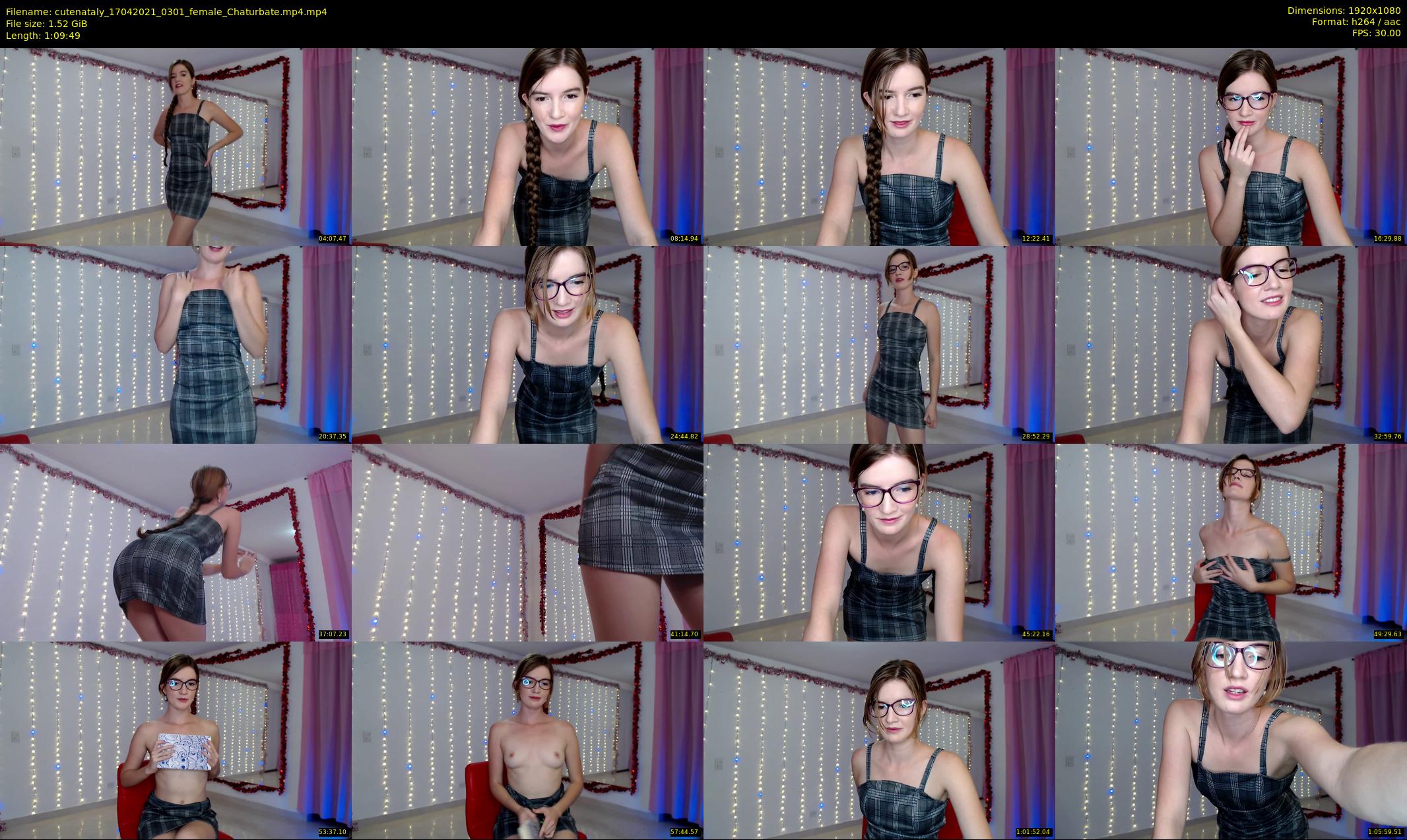 cutenataly — 70 minute Chaturbate female cam show recording, 1080p, Apr 17, 2021