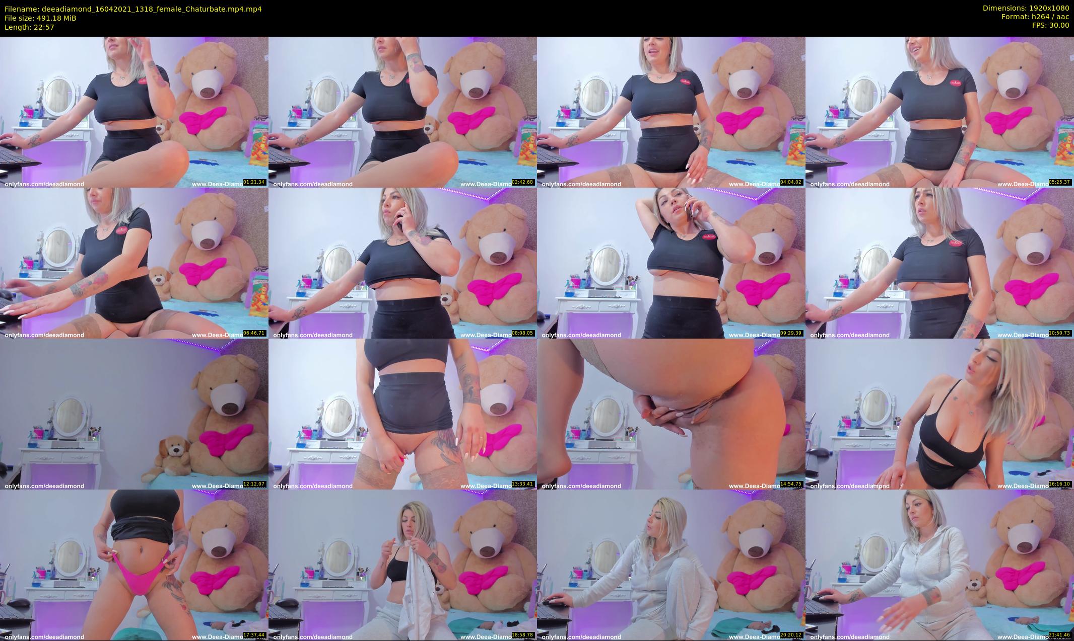deeadiamond — 23 minute Chaturbate female cam show recording, 1080p, Apr 16, 2021