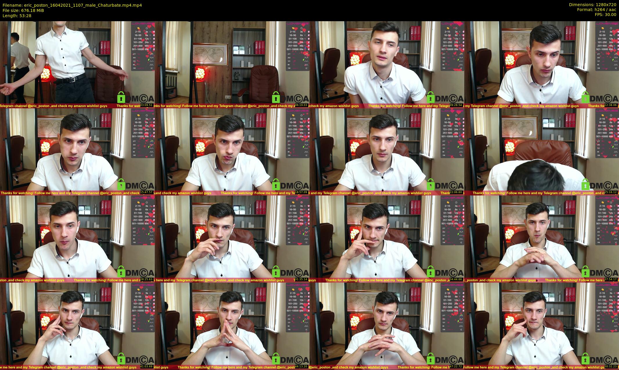 eric_poston — 54 minute Chaturbate male cam show recording, 720p, Apr 16, 2021