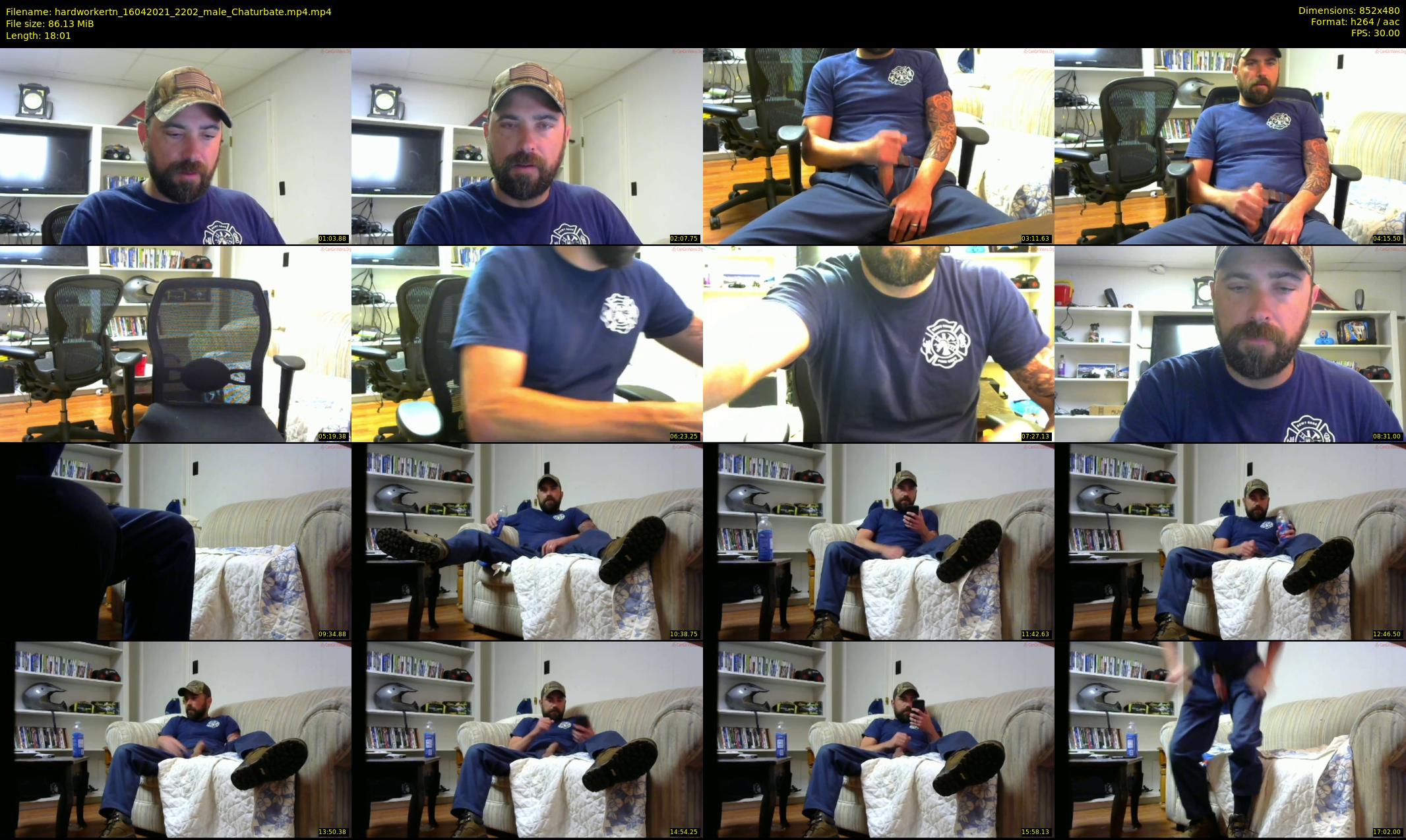 hardworkertn — 19 minute Chaturbate male cam show recording, 480p, Apr 16, 2021