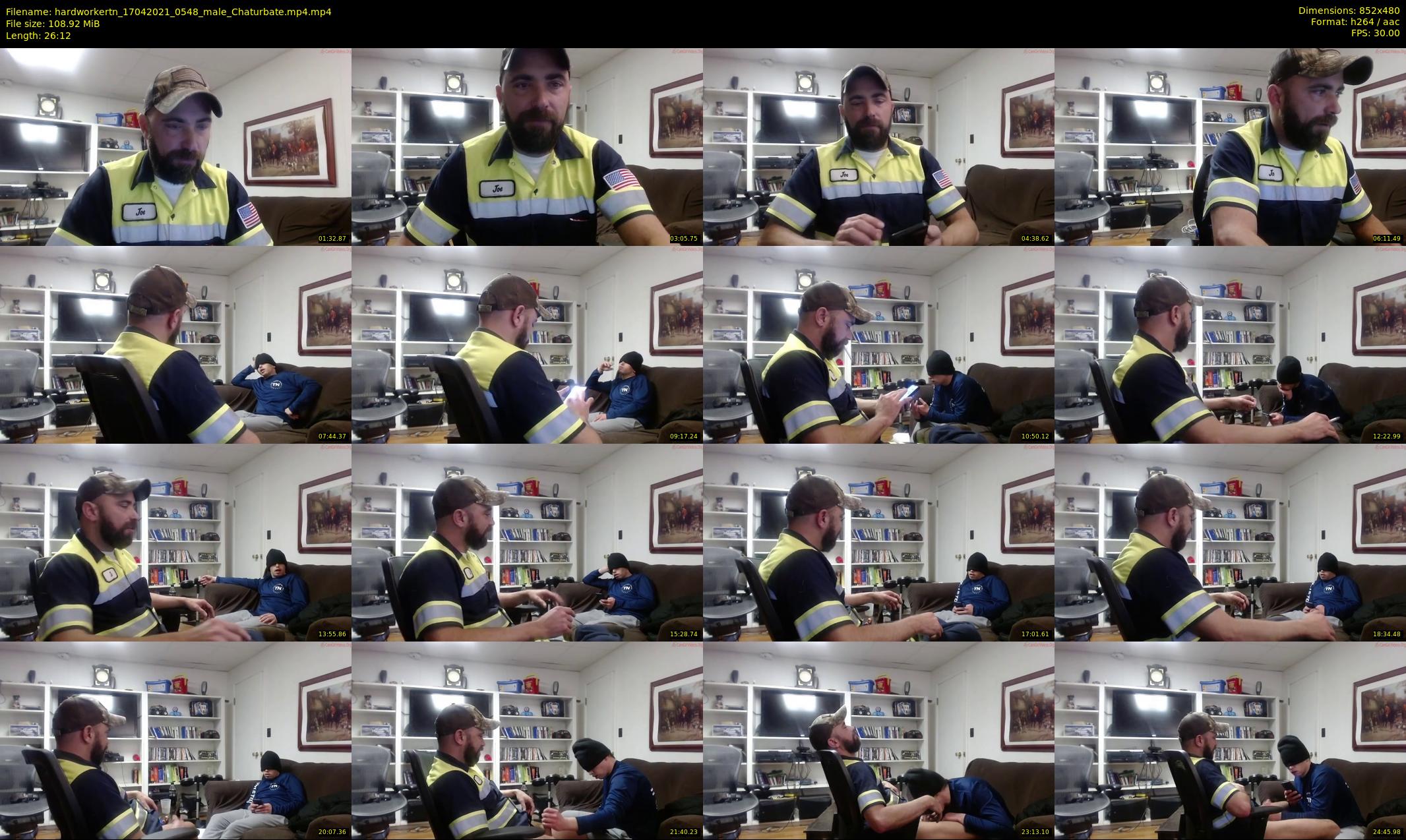 hardworkertn — 27 minute Chaturbate male cam show recording, 480p, Apr 17, 2021