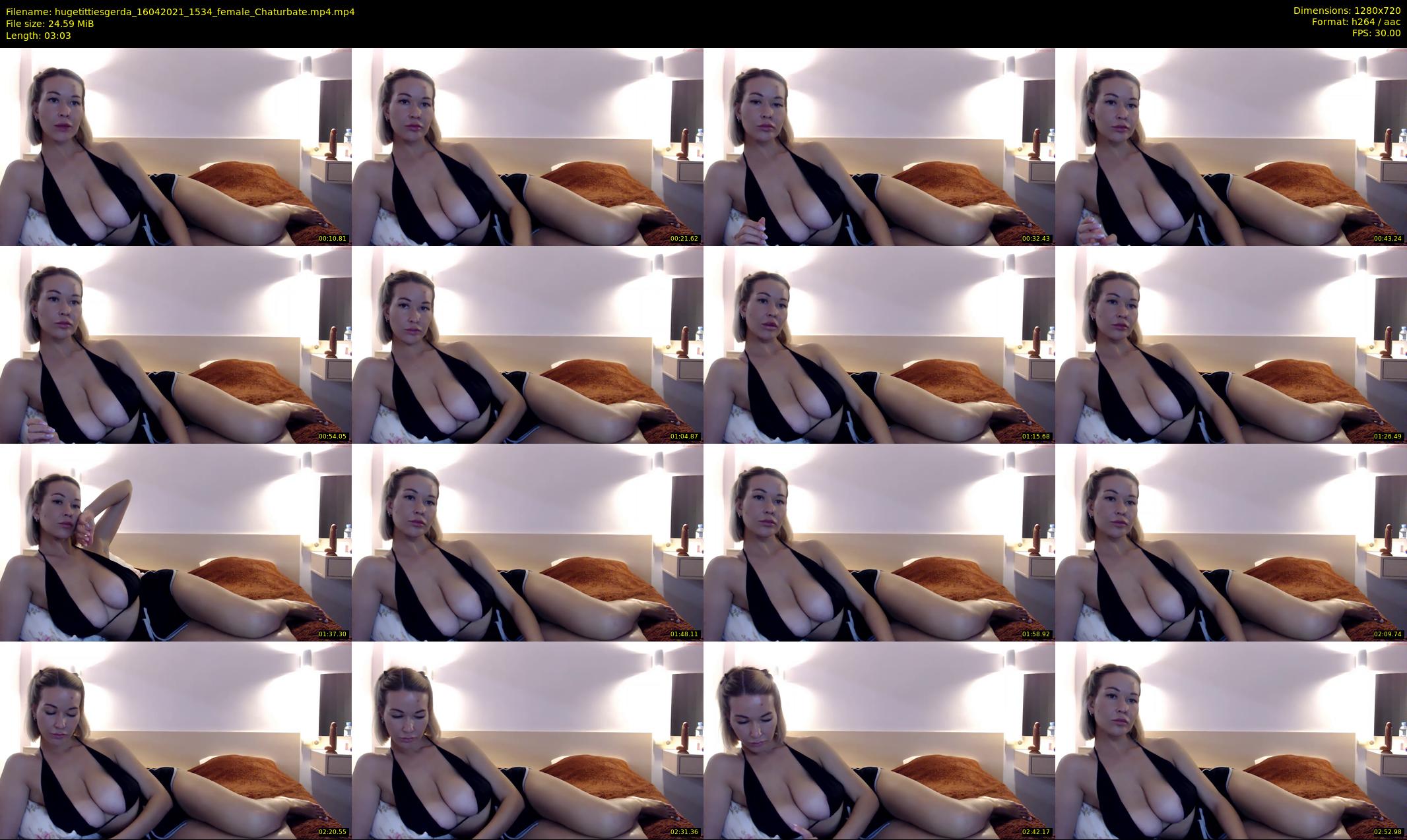 hugetittiesgerda — 4 minute Chaturbate female cam show recording, 720p, Apr 16, 2021
