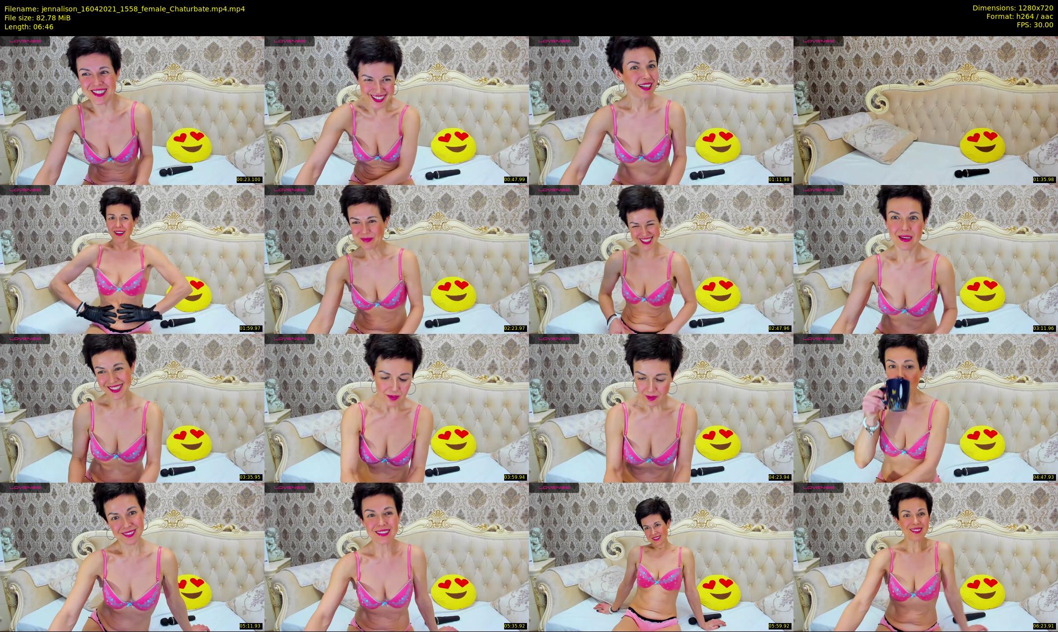 jennalison — 7 minute Chaturbate female cam show recording, 720p, Apr 16, 2021