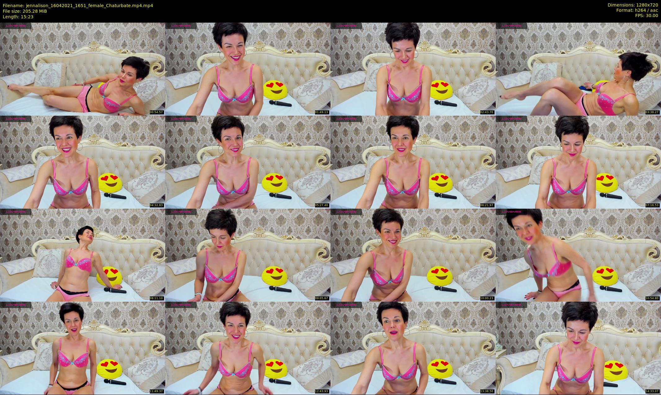 jennalison — 16 minute Chaturbate female cam show recording, 720p, Apr 16, 2021