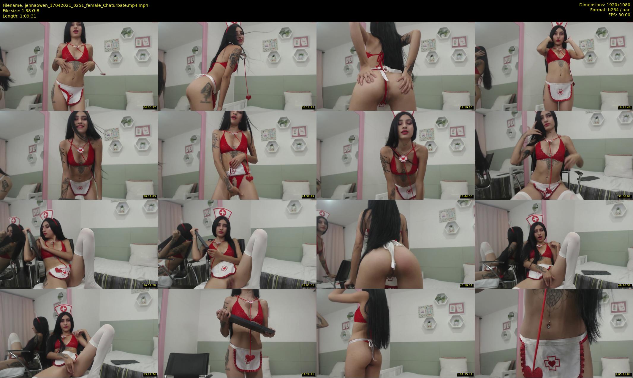 jennaowen — 70 minute Chaturbate female cam show recording, 1080p, Apr 17, 2021