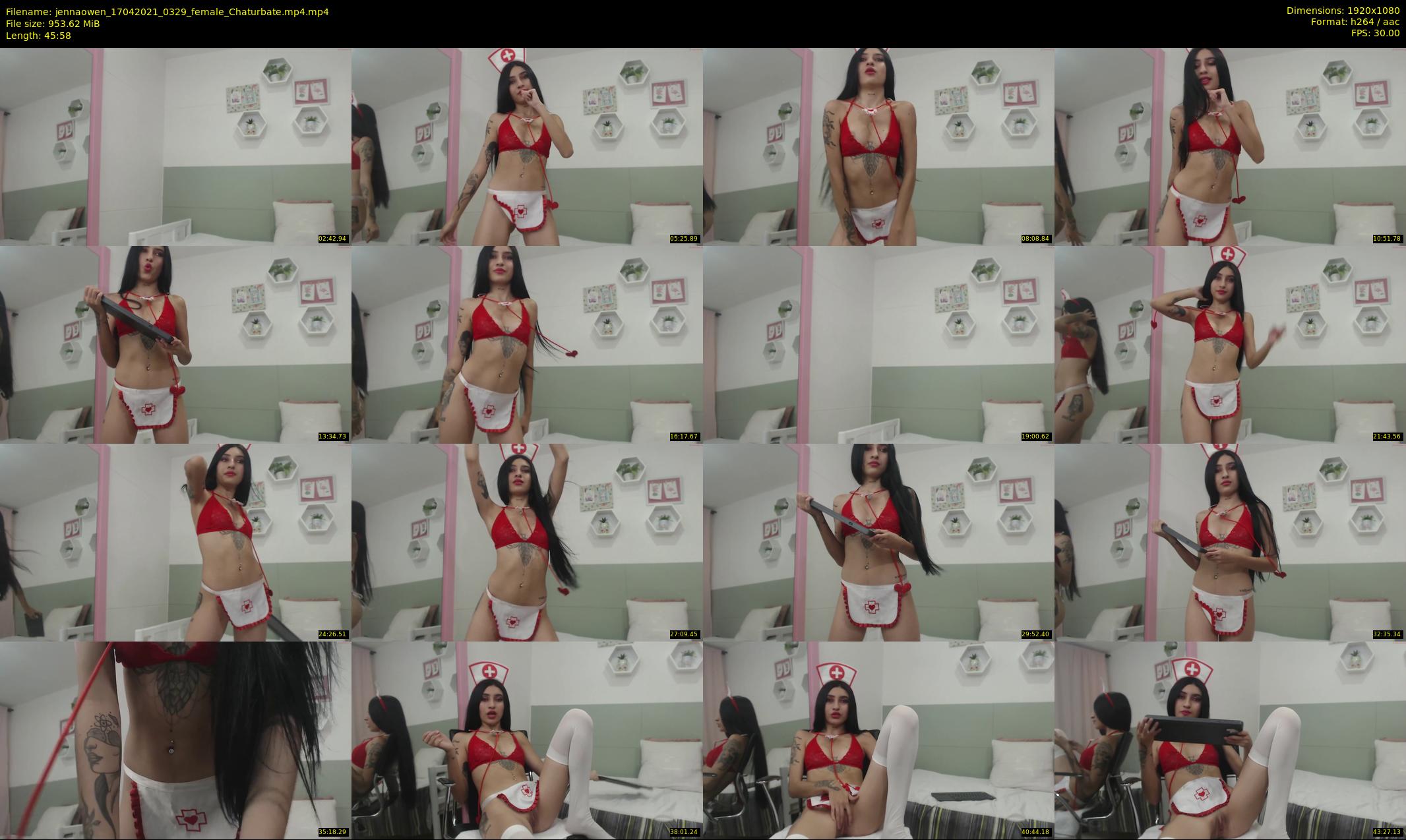 jennaowen — 46 minute Chaturbate female cam show recording, 1080p, Apr 17, 2021