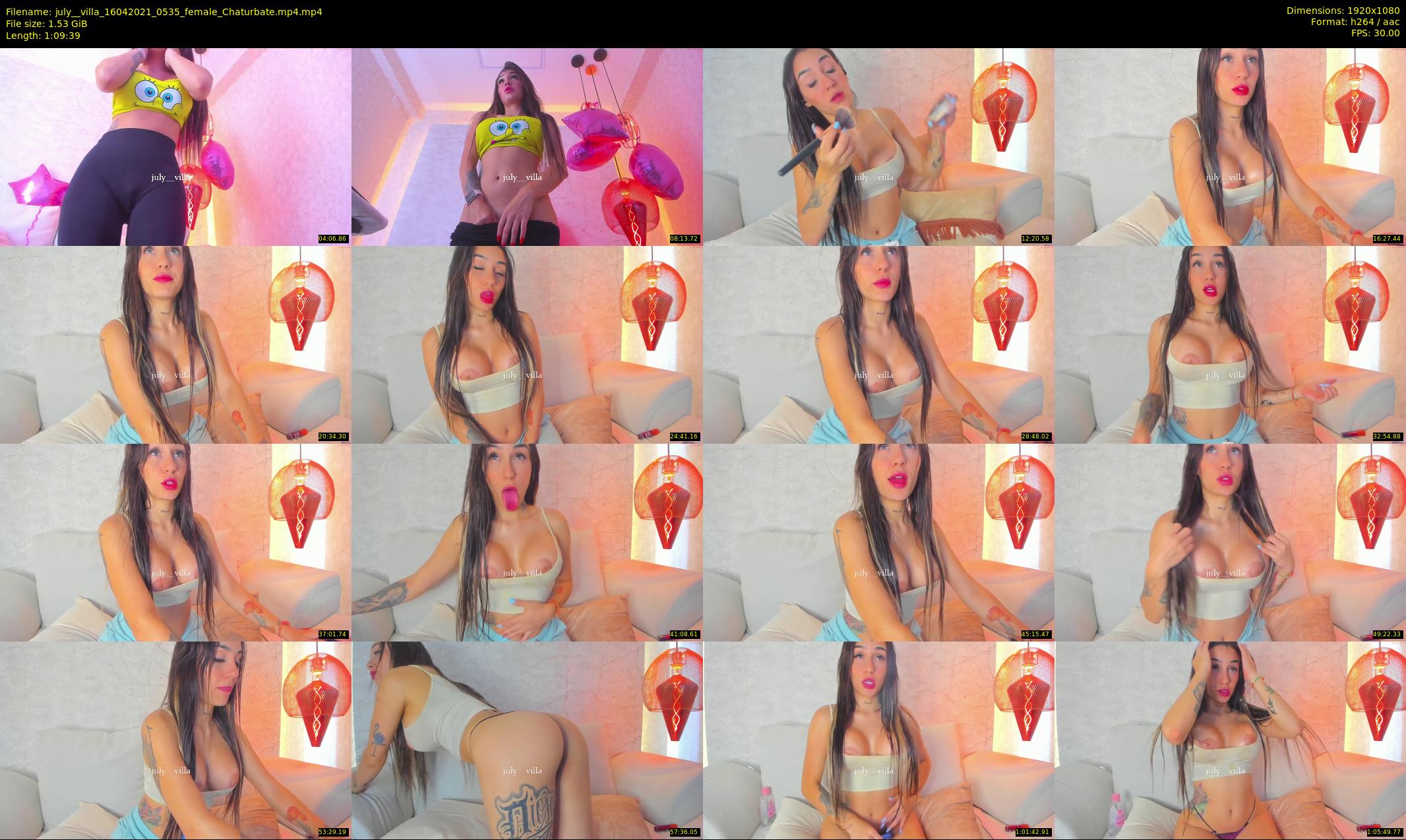 july__villa — 70 minute Chaturbate female cam show recording, 1080p, Apr 16, 2021