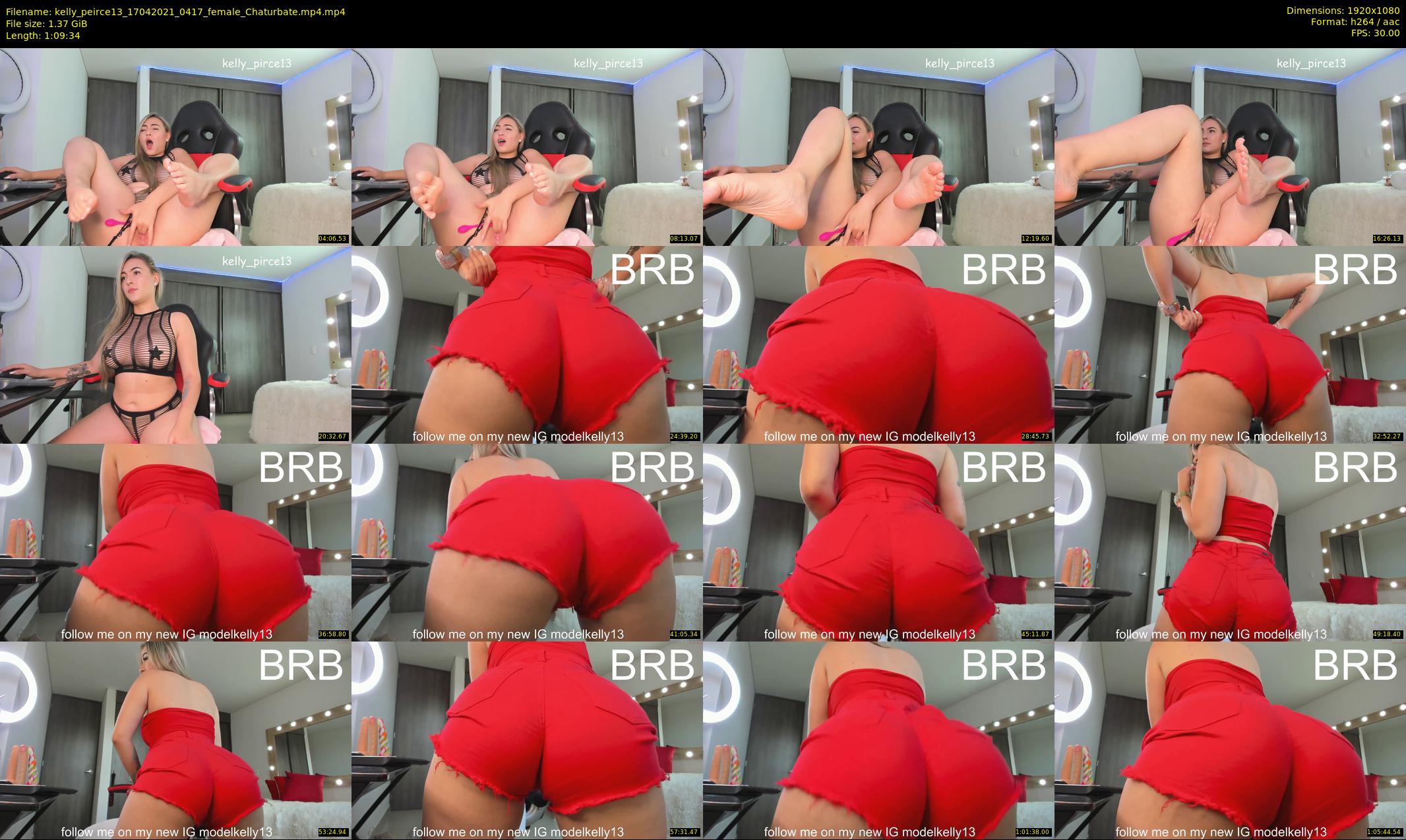 kelly_peirce13 — 70 minute Chaturbate female cam show recording, 1080p, Apr 17, 2021