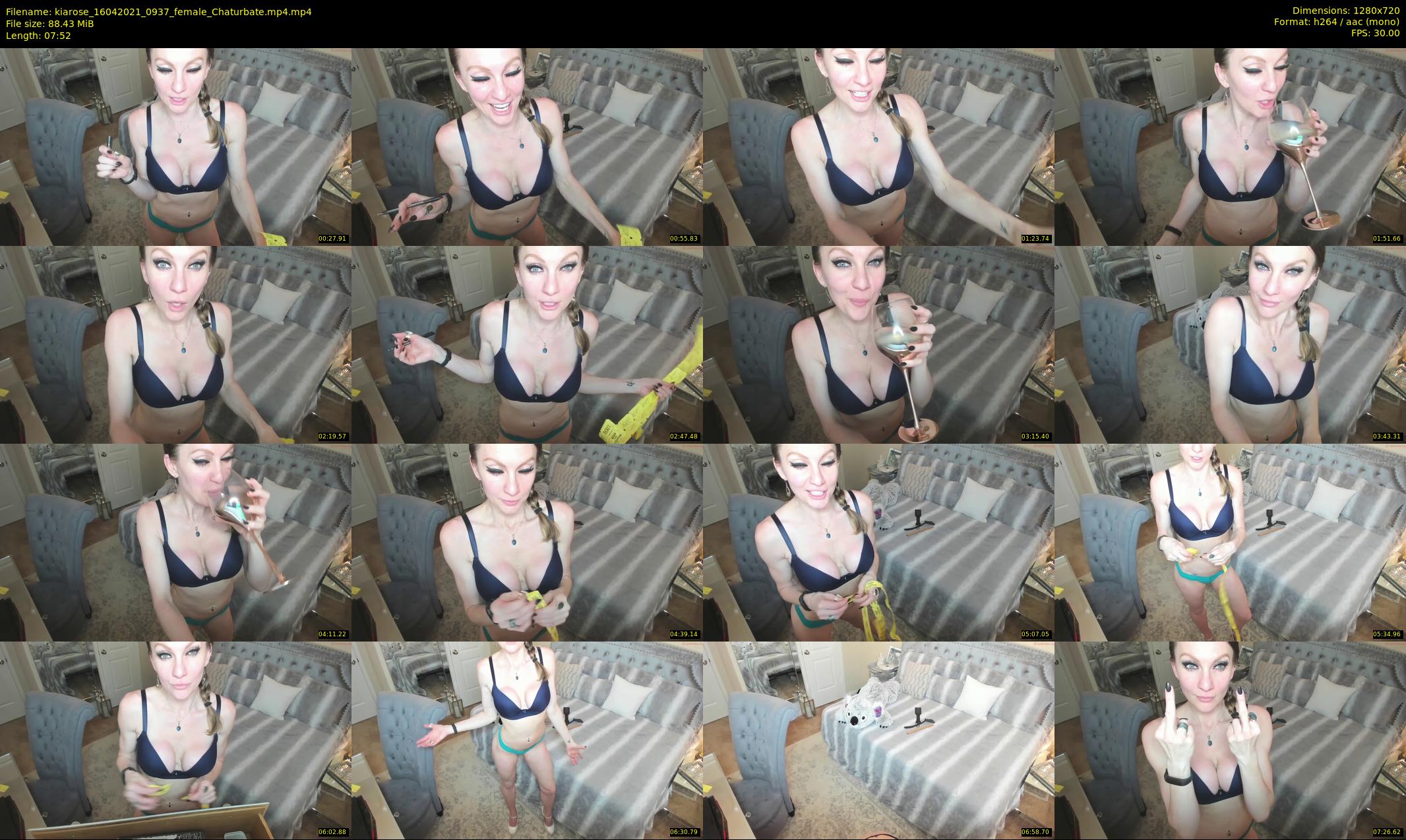 kiarose — 8 minute Chaturbate female cam show recording, 720p, Apr 16, 2021