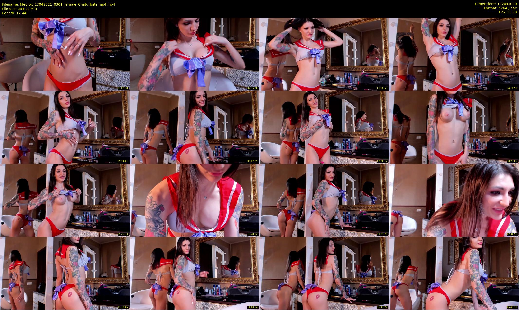 kleofox — 18 minute Chaturbate female cam show recording, 1080p, Apr 17, 2021