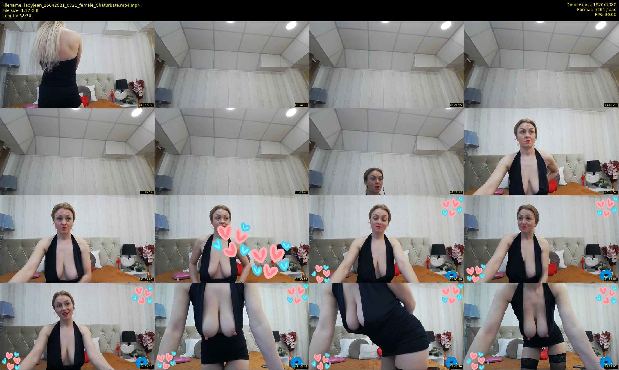 ladyjeen — 59 minute Chaturbate female cam show recording, 1080p, Apr 16, 2021