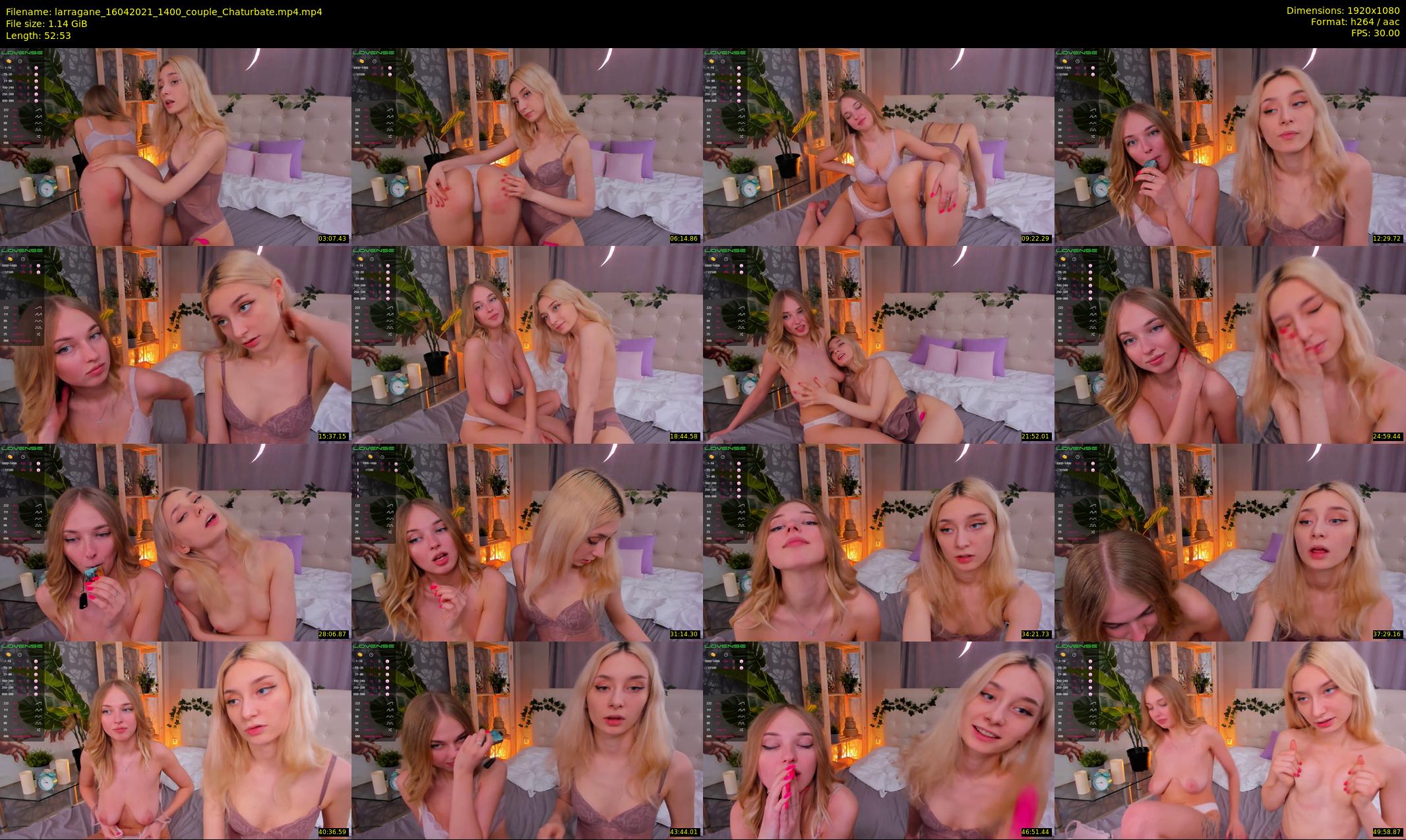 larragane — 53 minute Chaturbate couple cam show recording, 1080p, Apr 16, 2021