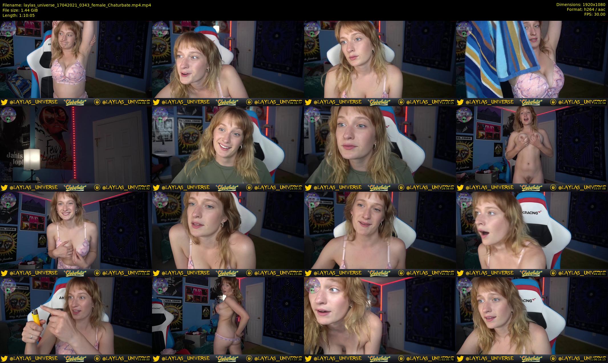 laylas_universe — 71 minute Chaturbate female cam show recording, 1080p, Apr 17, 2021