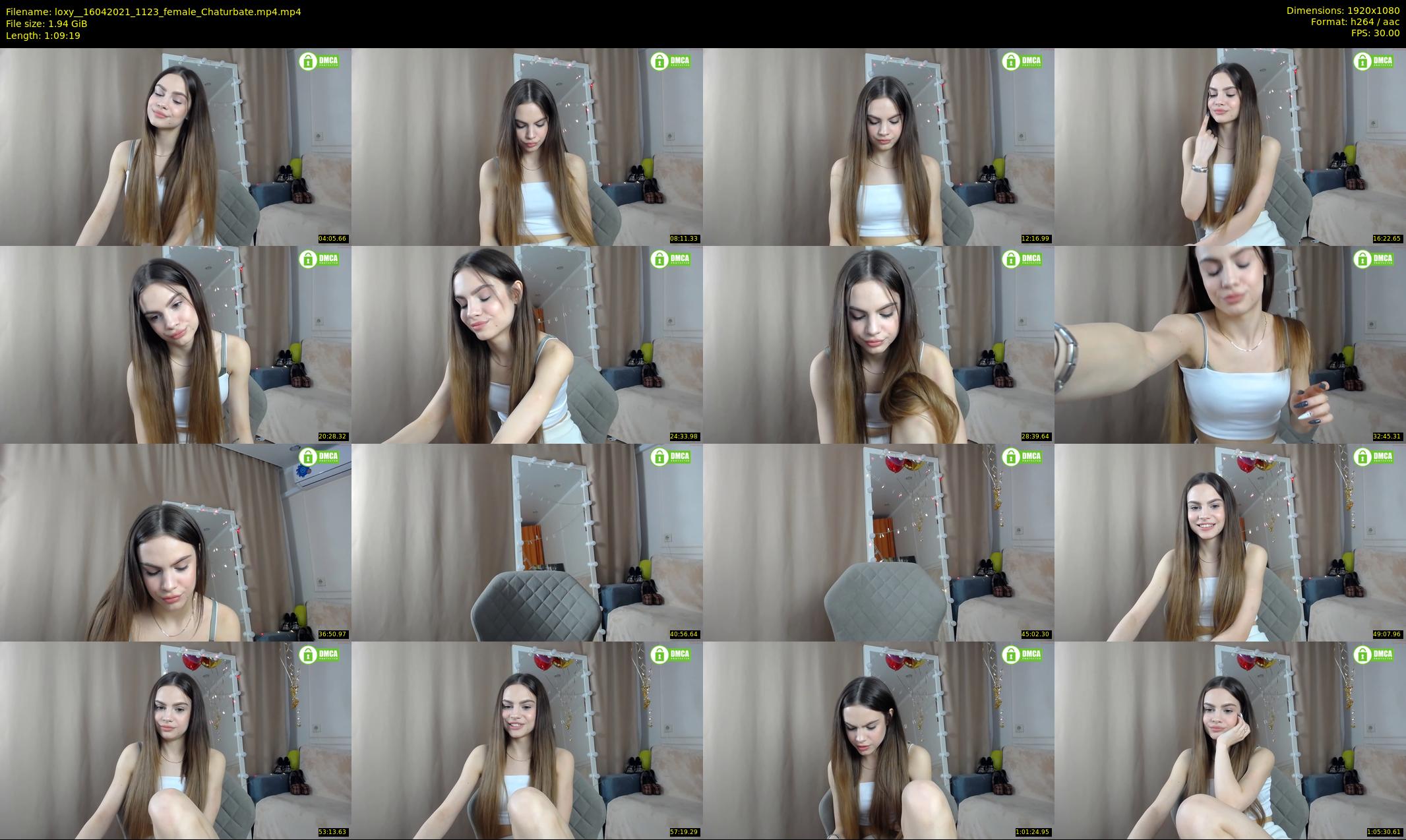 loxy_ — 70 minute Chaturbate female cam show recording, 1080p, Apr 16, 2021