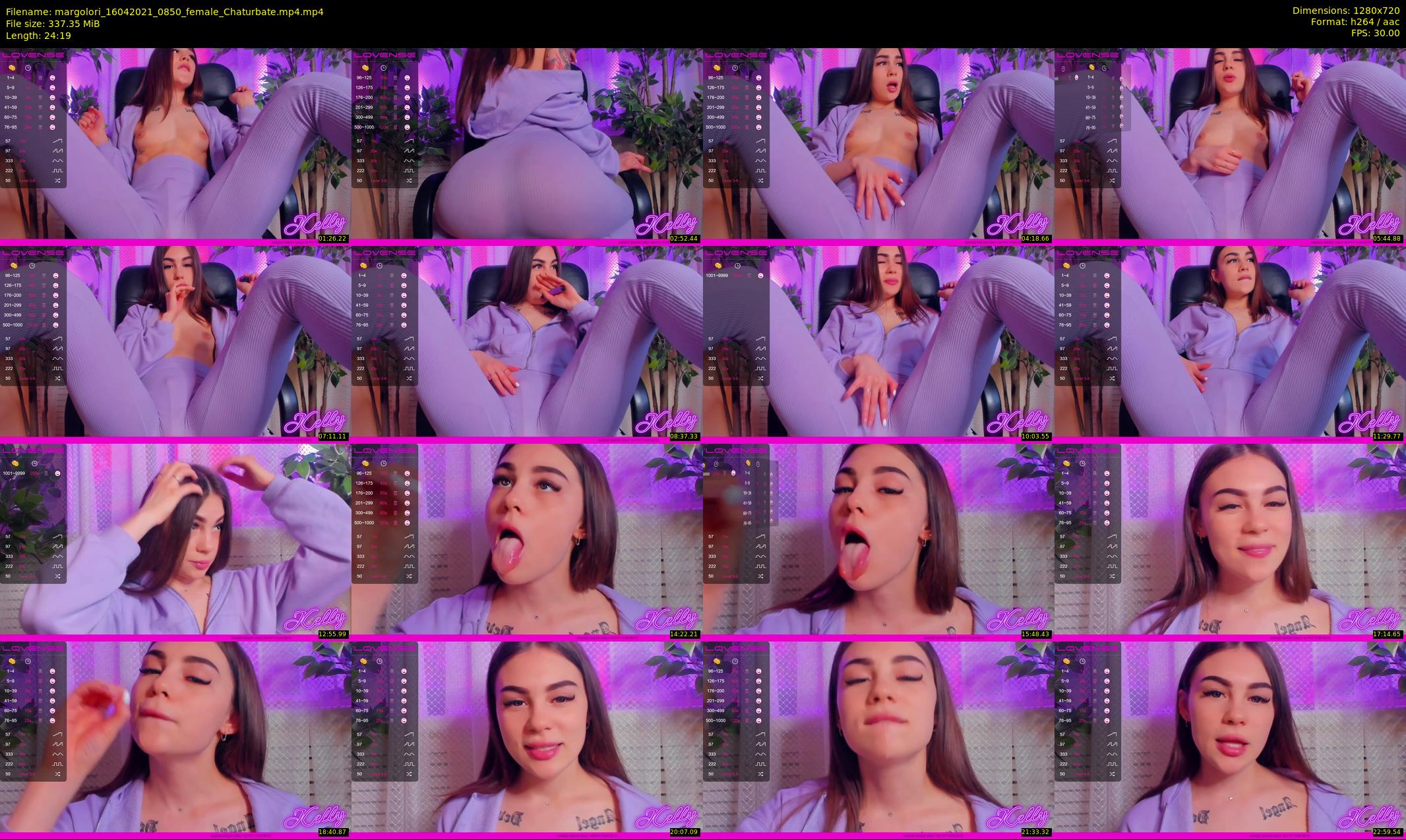 margolori — 25 minute Chaturbate couple cam show recording, 720p, Apr 16, 2021