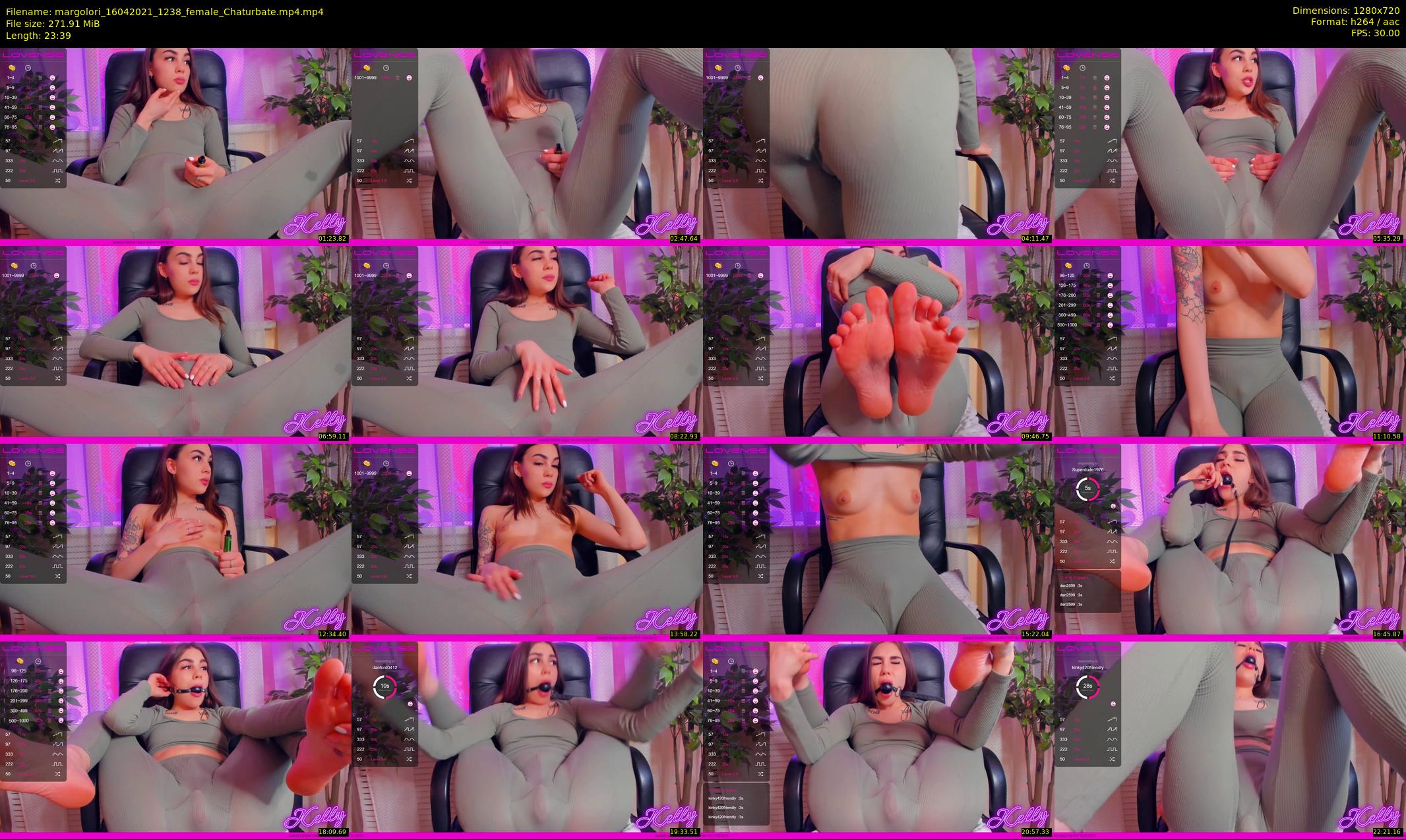margolori — 24 minute Chaturbate couple cam show recording, 720p, Apr 16, 2021