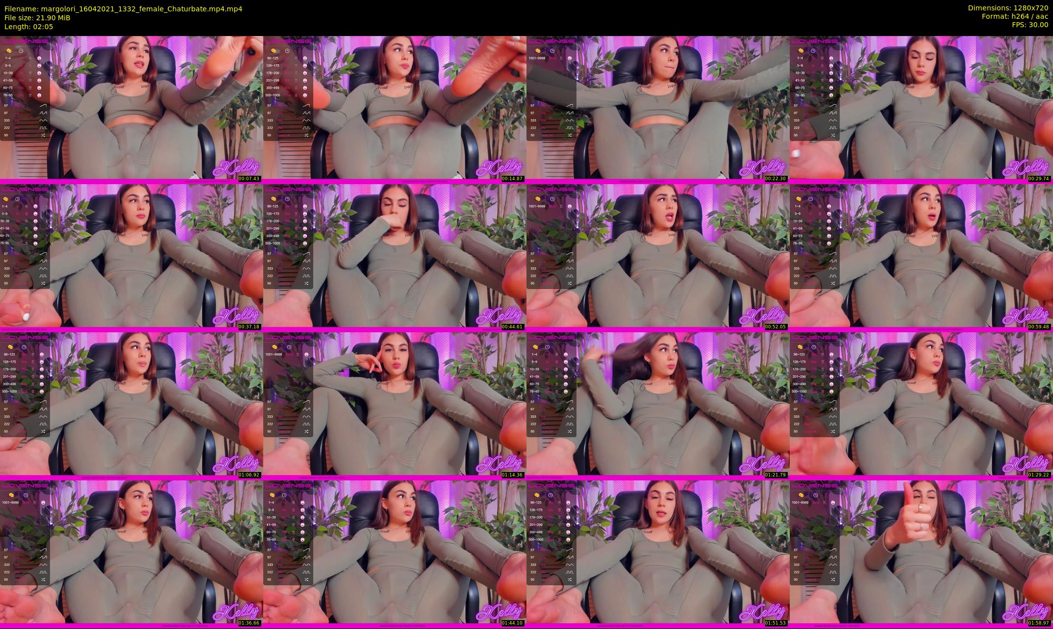 margolori — 3 minute Chaturbate couple cam show recording, 720p, Apr 16, 2021