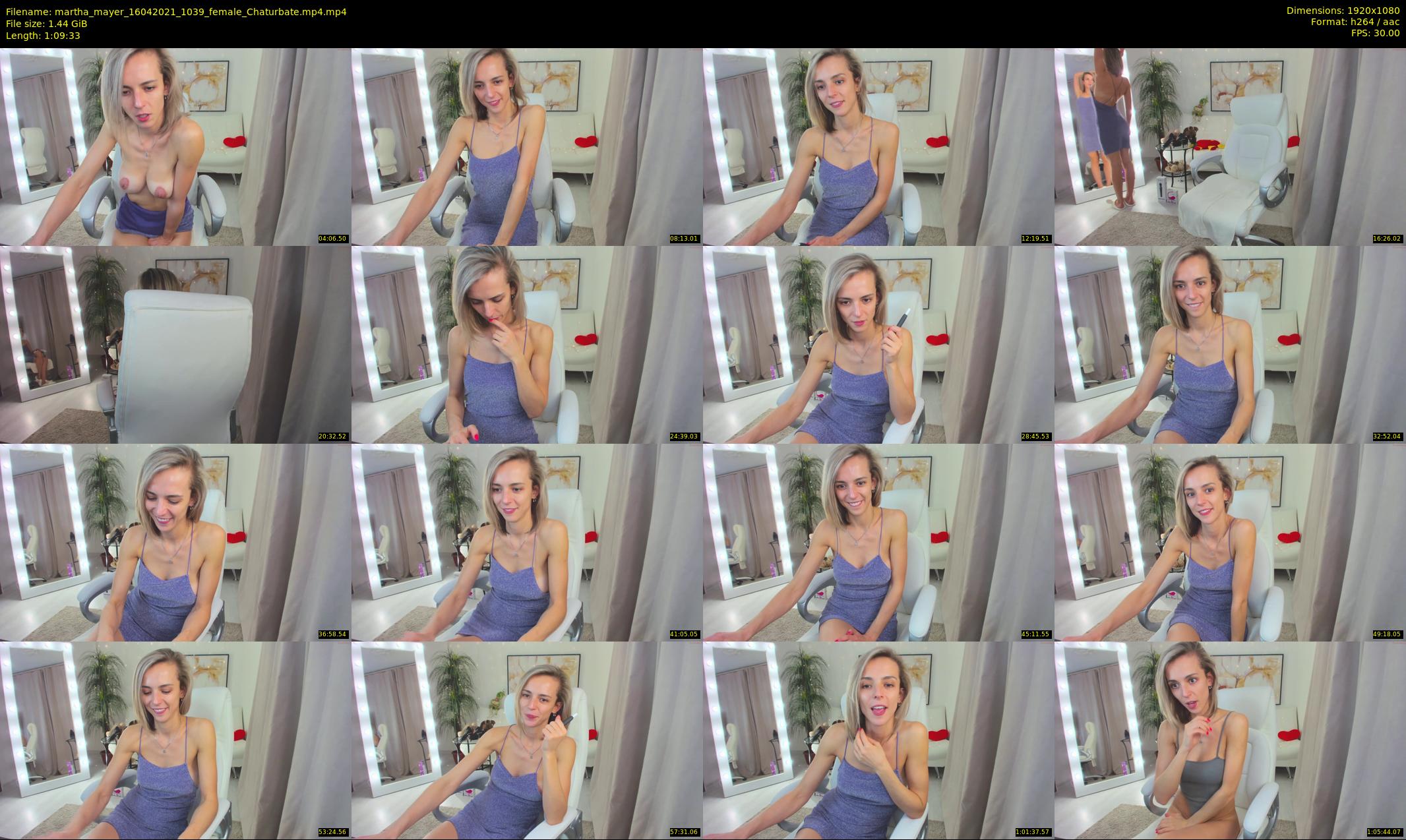 martha_mayer — 70 minute Chaturbate female cam show recording, 1080p, Apr 16, 2021