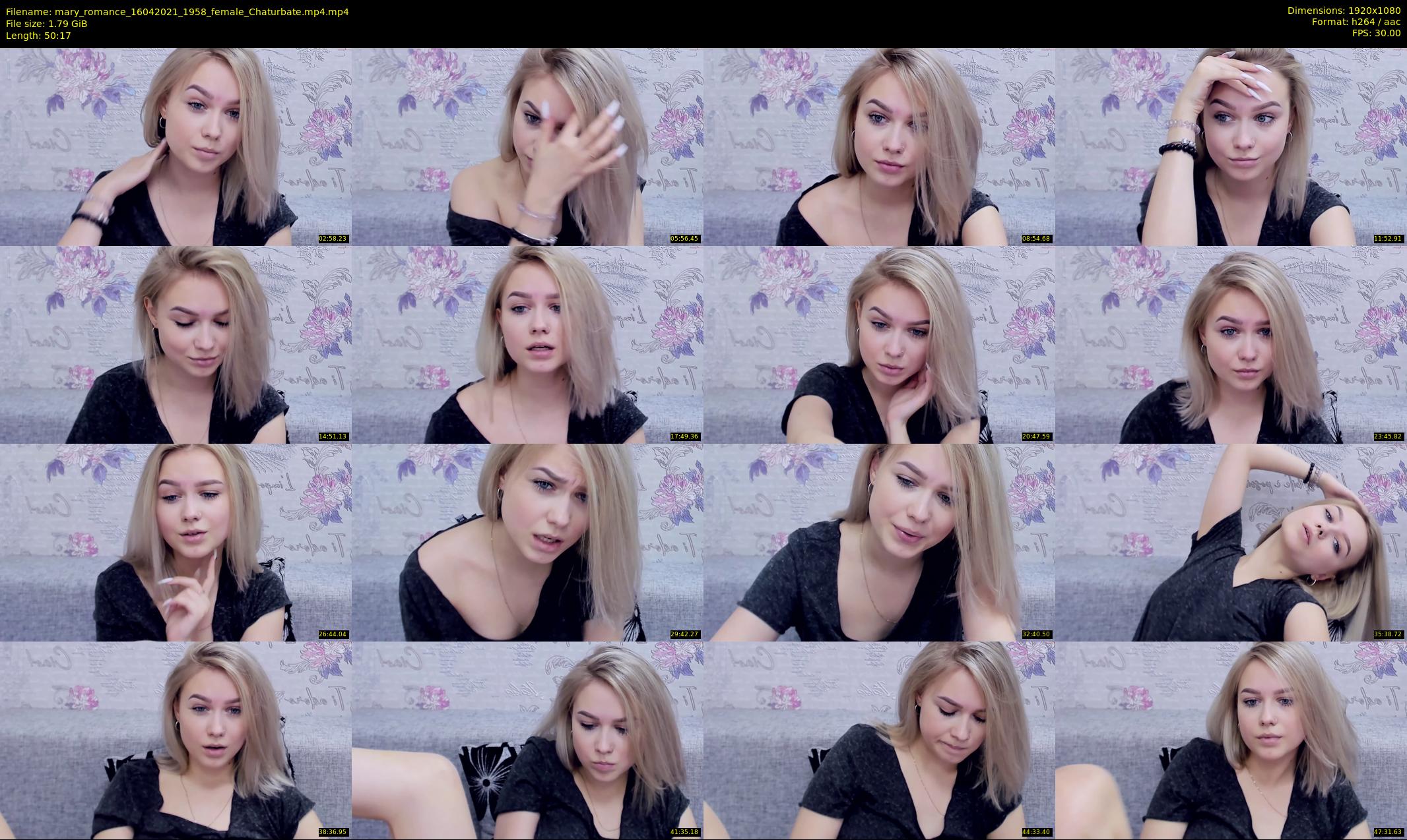 mary_romance — 51 minute Chaturbate female cam show recording, 1080p, Apr 16, 2021