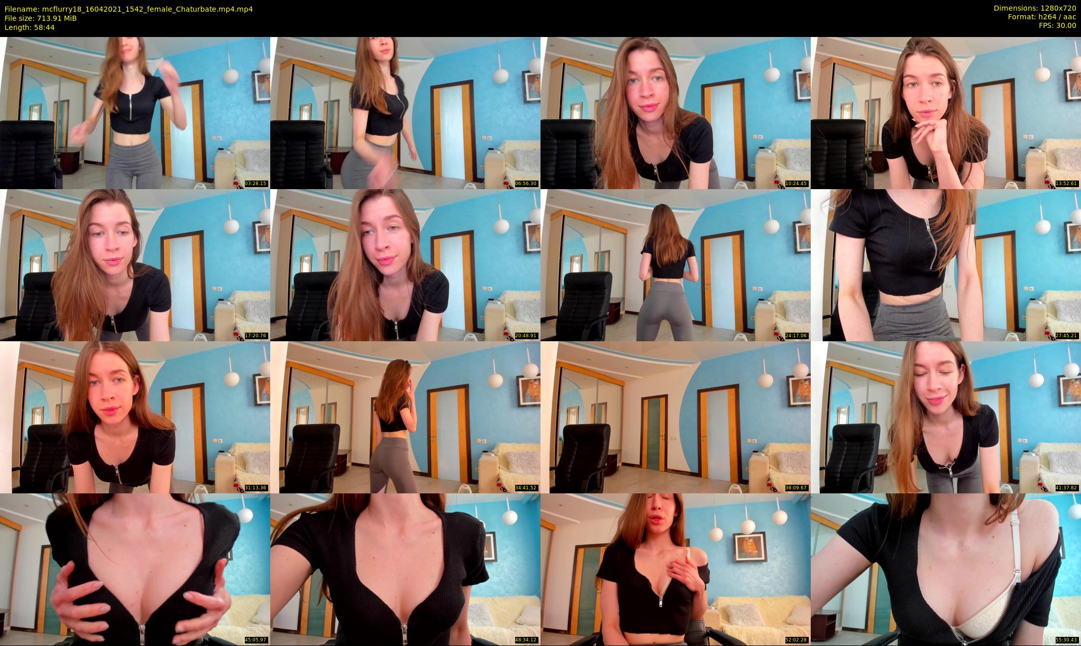 mcflurry18 — 59 minute Chaturbate female cam show recording, 720p, Apr 16, 2021